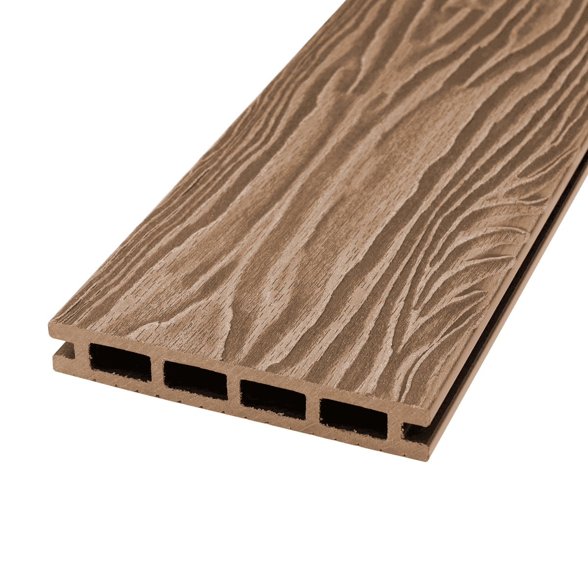 Изображение товара Террасная доска ДПК Прима Groentec цвет Дуб 4000x145x22 мм Вельвет 0.58 м²