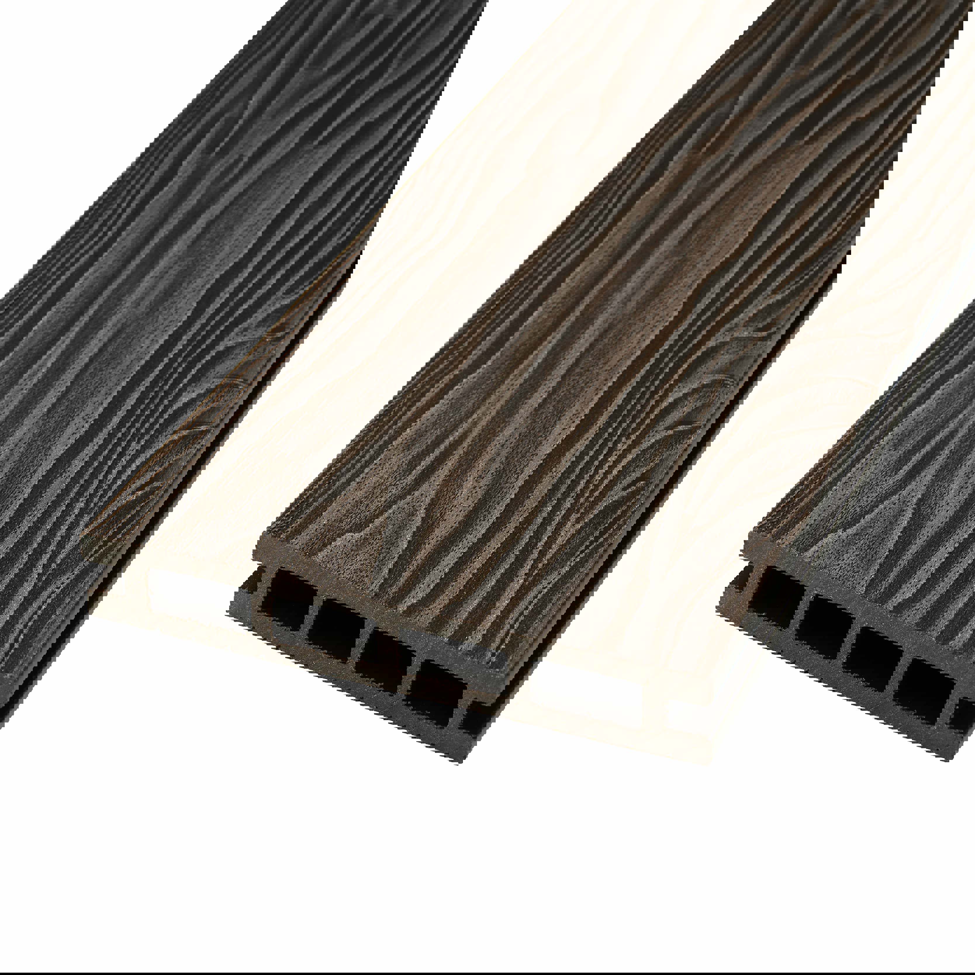 Изображение товара Доска террасная GROENTEC Венге 3000x145x22 Вельвет/3D (Пустотелая) Изображение товара Доска террасная GROENTEC Венге 3000x145x22 Вельвет/3D (Пустотелая)