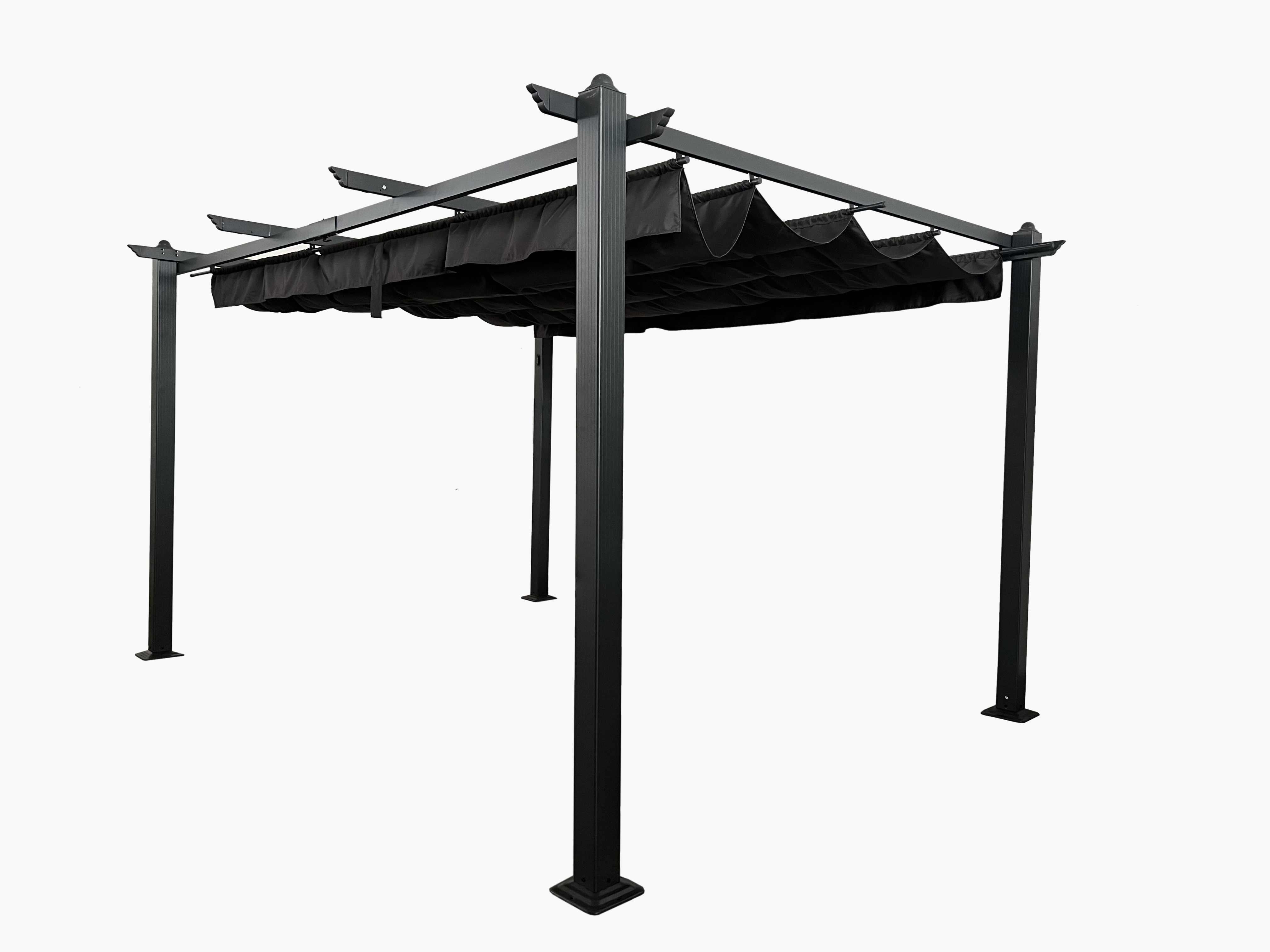 Изображение товара Пергола Olivia GS067 алюминий 3x4 м серый водонепроницаемый тент