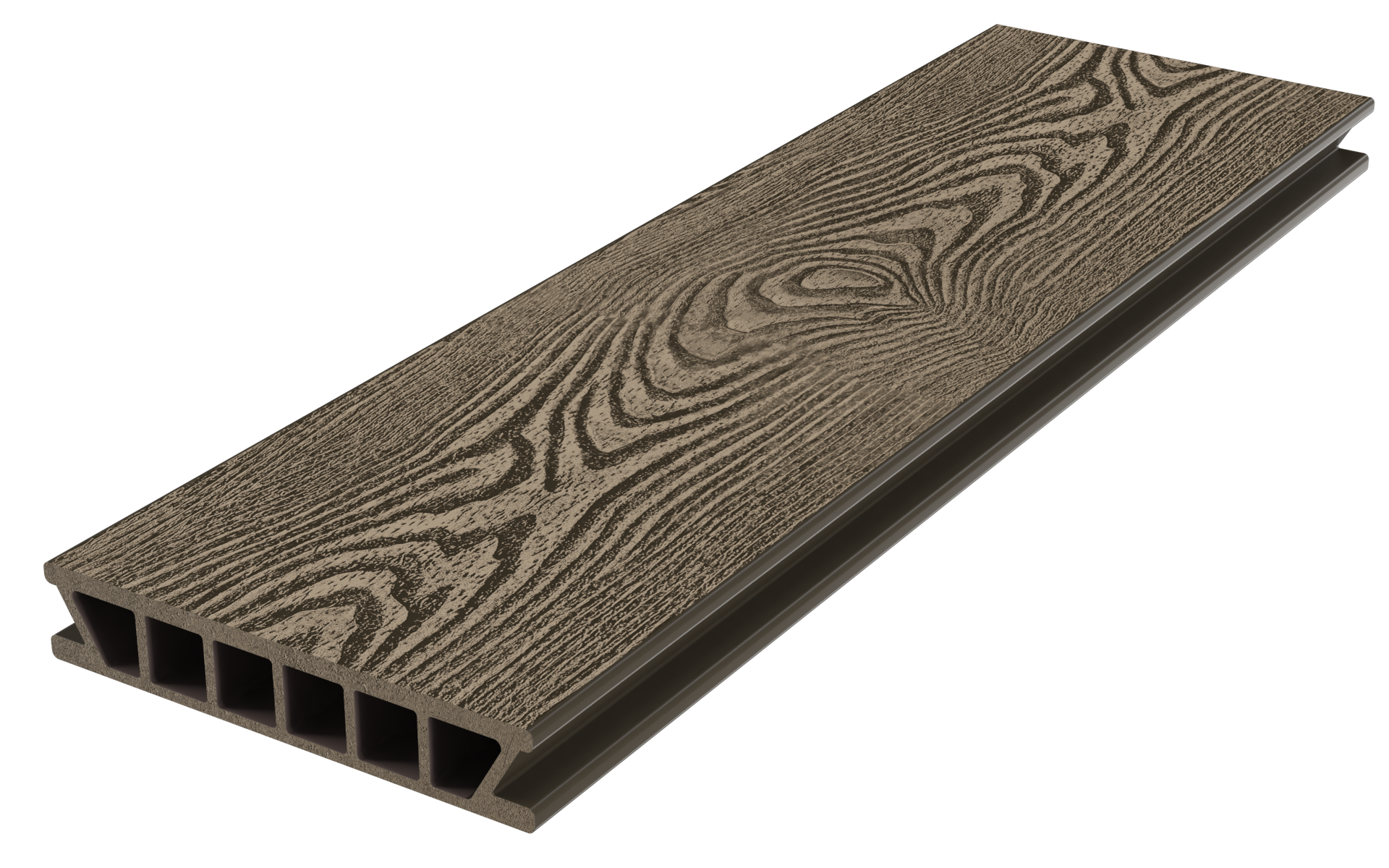 Изображение товара Террасная доска ДПК Holzhof Classic цвет Венге 3000x153x28 мм