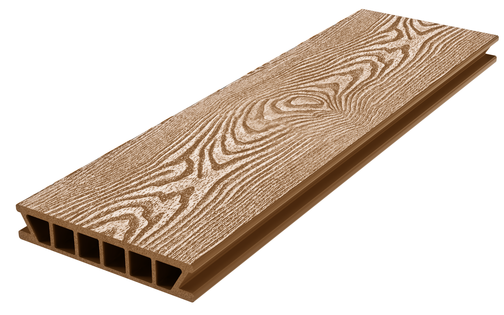 Изображение товара Террасная доска ДПК Holzhof Classic коричневая 3000x153x28 мм для наружных покрытий