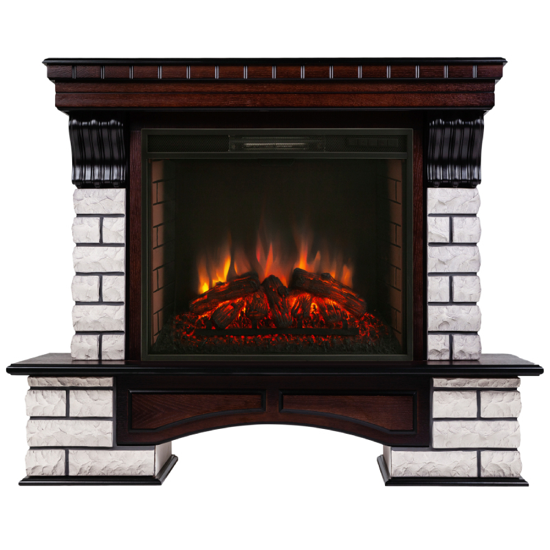 Изображение товара Каминокомплект Country Rock 26 AO с электроочагом Epsilon 26 в классическом дизайне