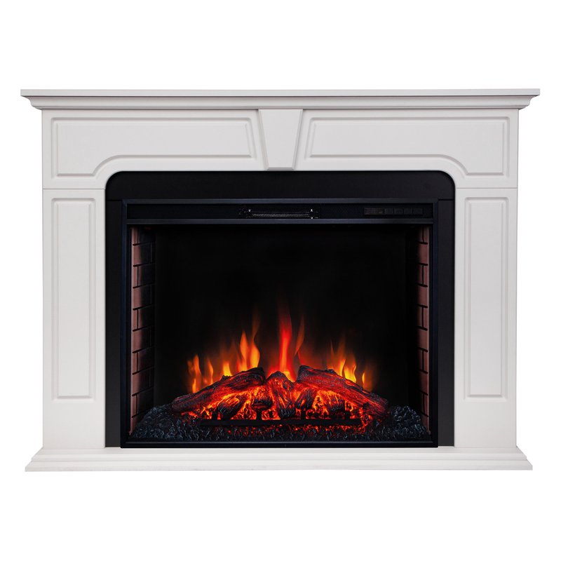Изображение товара Каминокомплект Realflame Theodor 33 BG-F614 с очагом Epsilon 33 750Вт белый песок