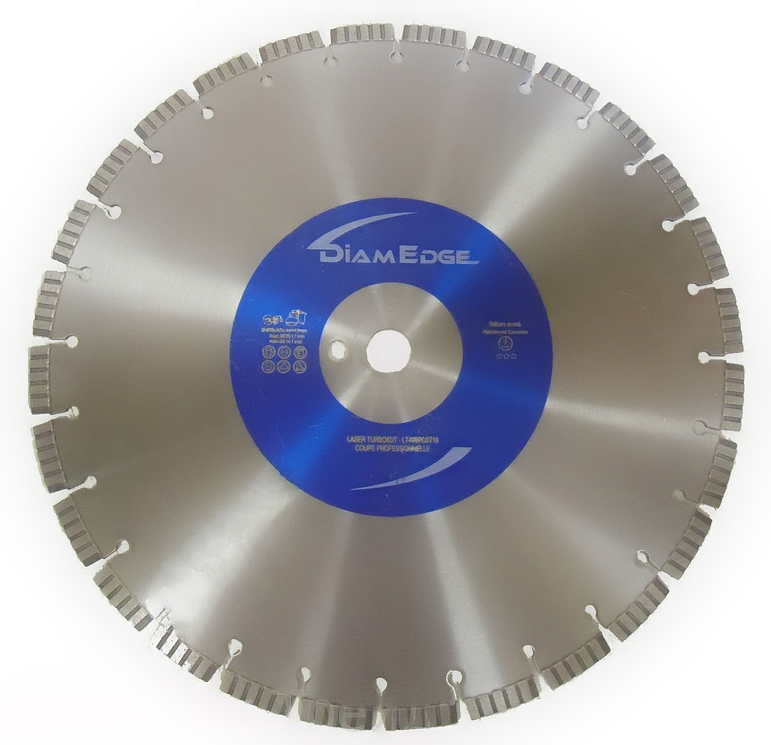 Изображение товара Диск алмазный по бетону Diamedge Split Runner Lbr 500 091150 сегментная кромка 500x25.4x4 мм