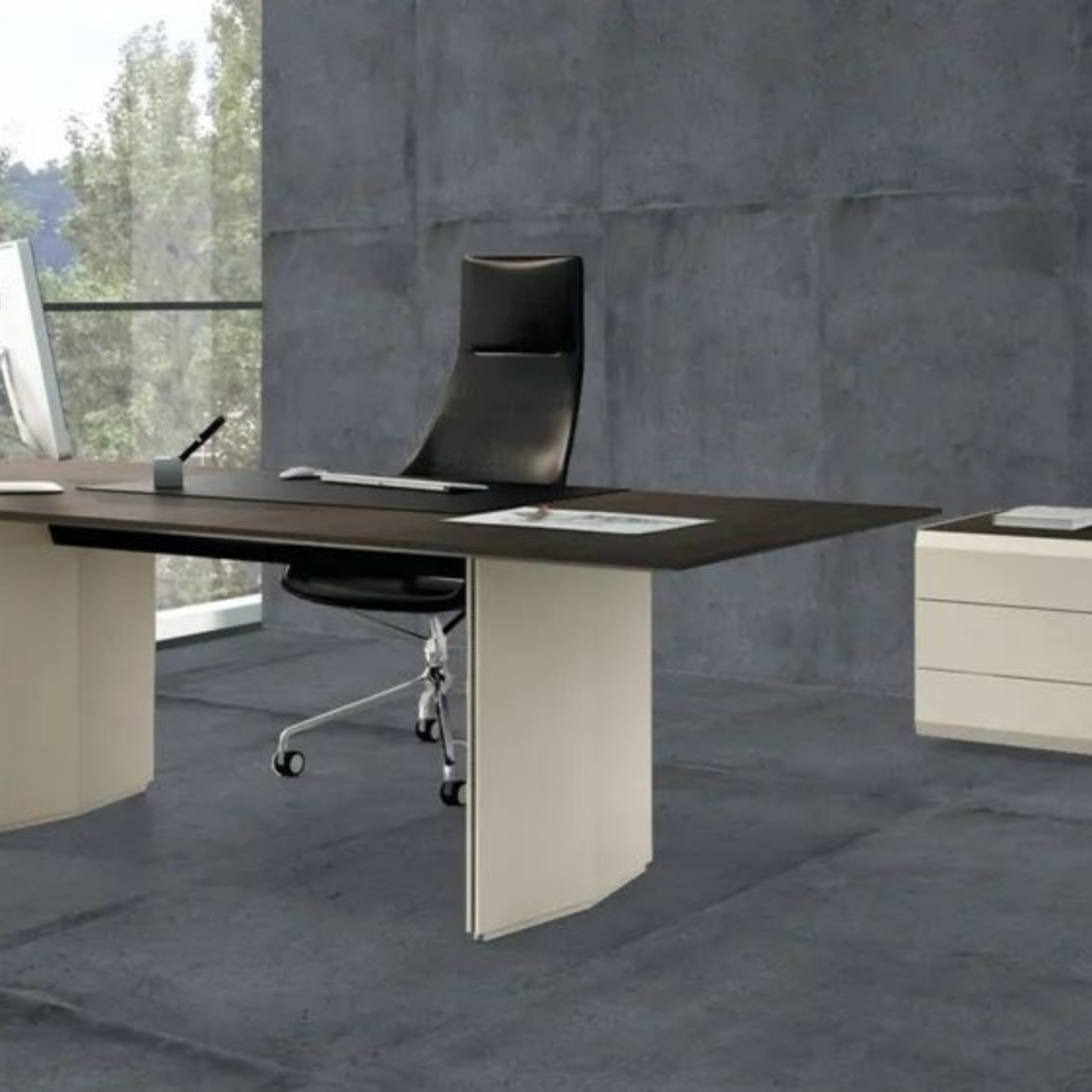 Изображение товара Керамогранит Epsilon 88010 60x120 см сине-серый бетон