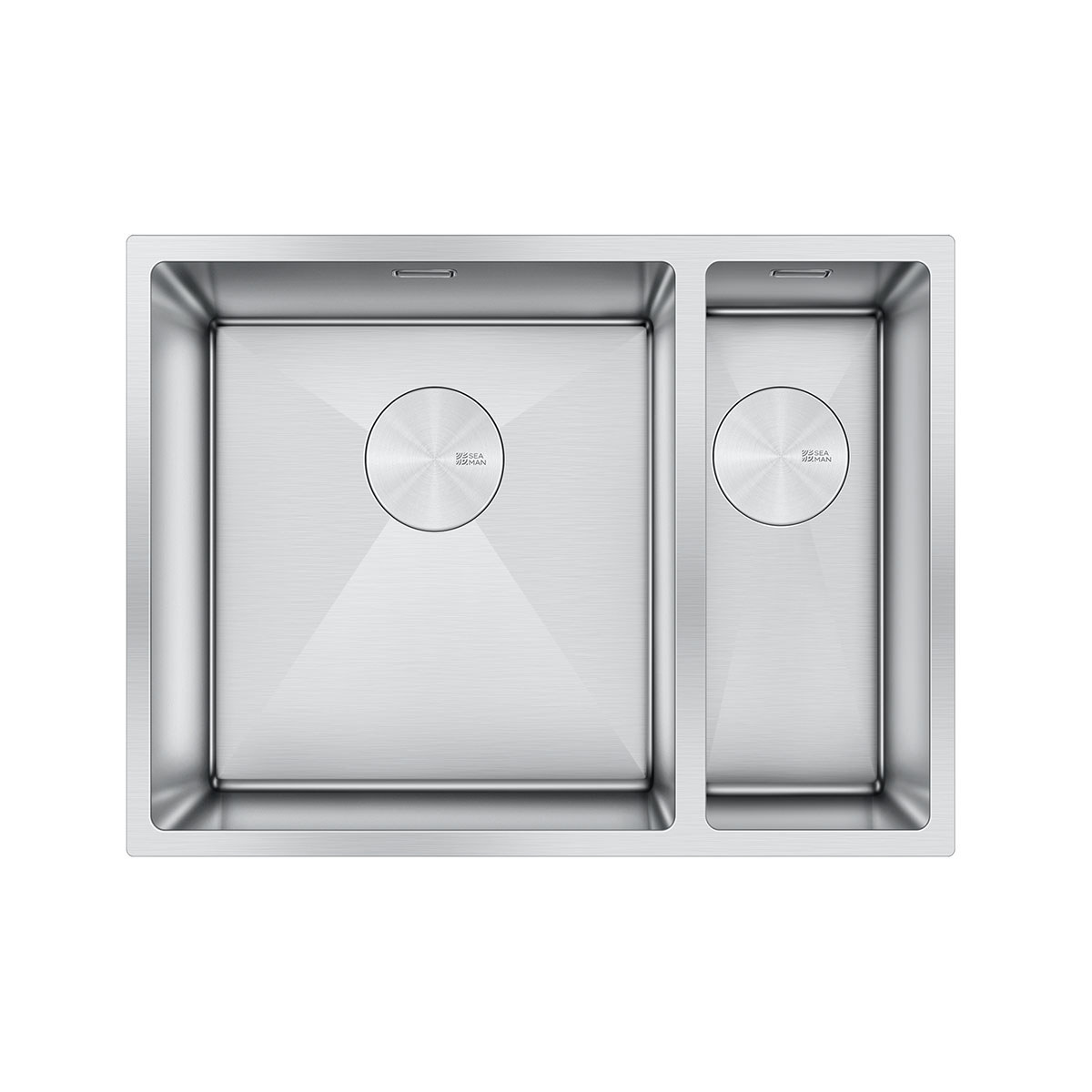 Изображение товара Мойка для кухни Seaman Eco Marino SME-575DR цвет серебристый