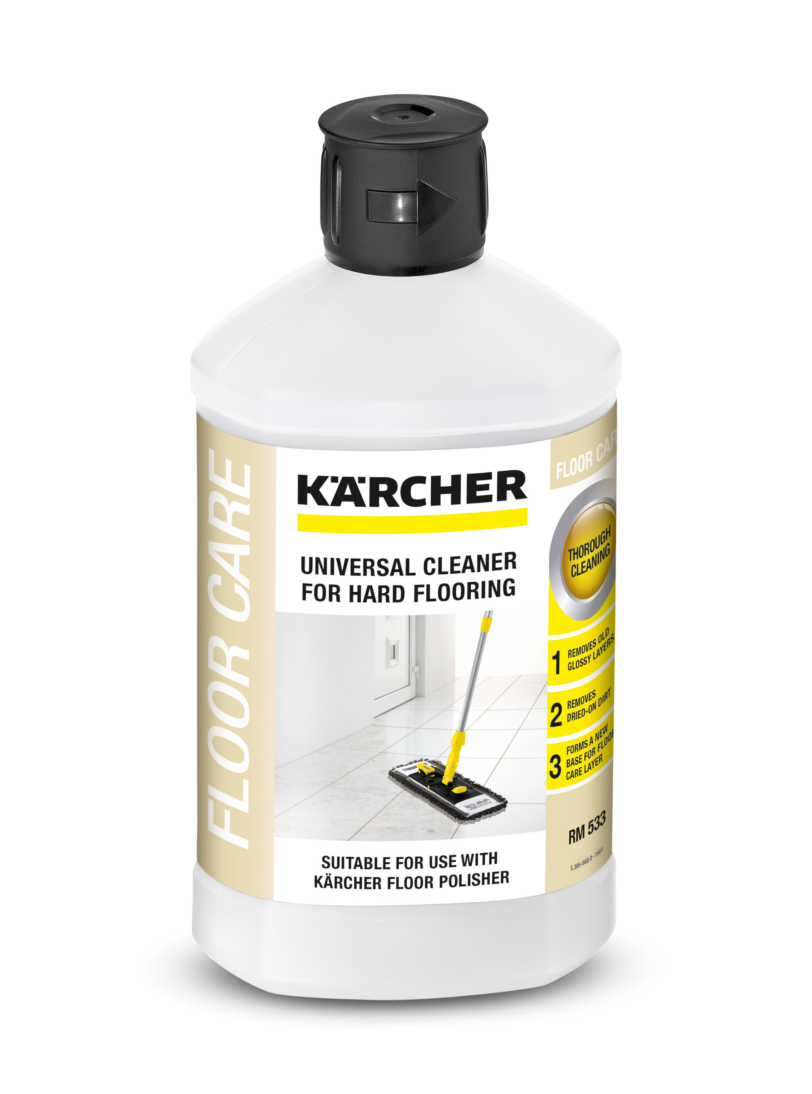 Изображение товара Чистящее средство Karcher RM 533 6.295-775.0 для твердых напольных покрытий 1 литр