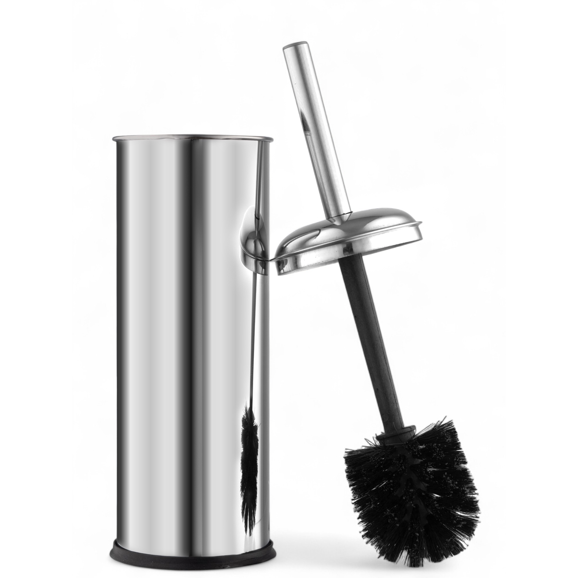 Изображение товара Ёршик для унитаза Miaprof EF-1493B напольный с крепления к стене цвет хром