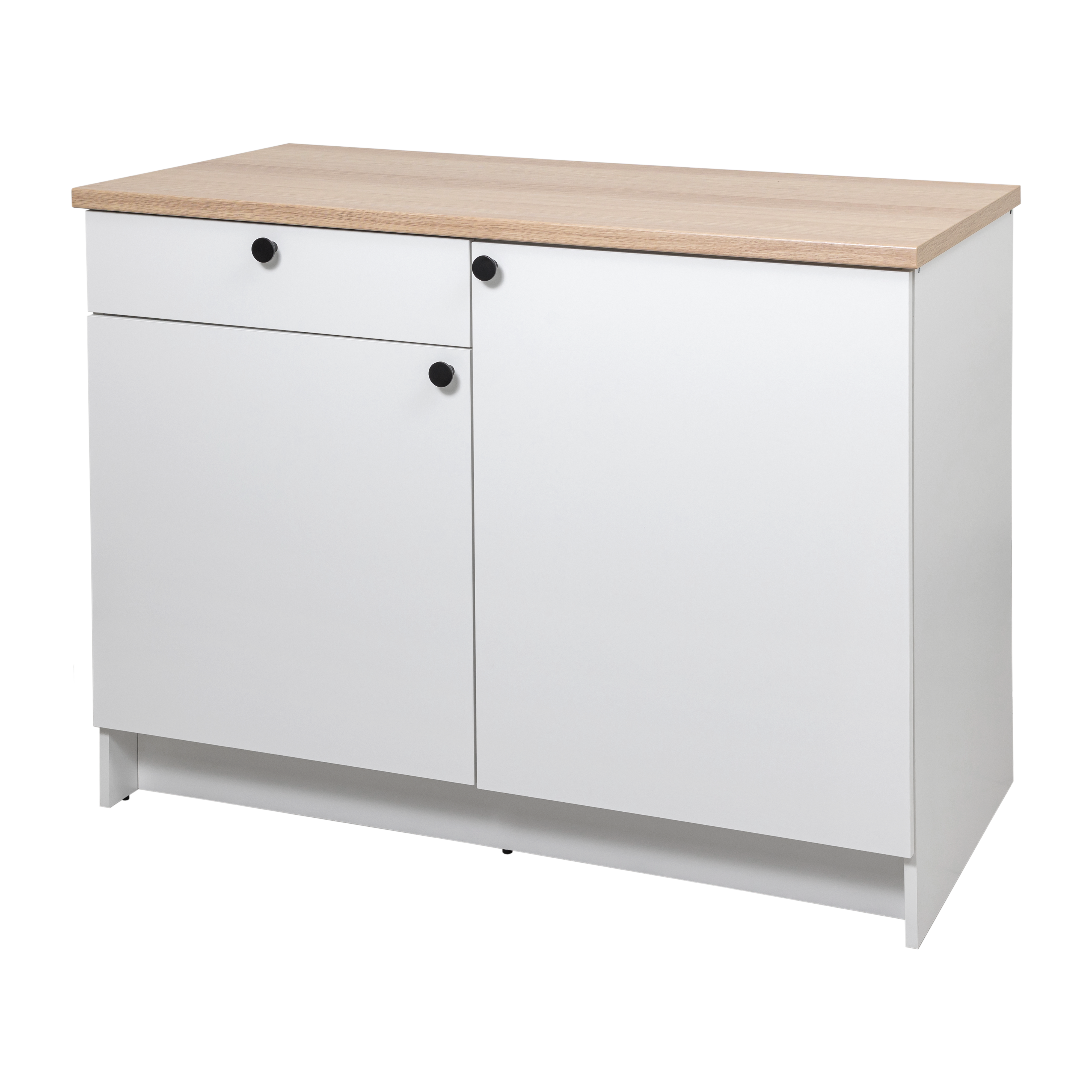 Изображение товара Кухонный шкаф напольный Solna Liva 120х91х61 см белый