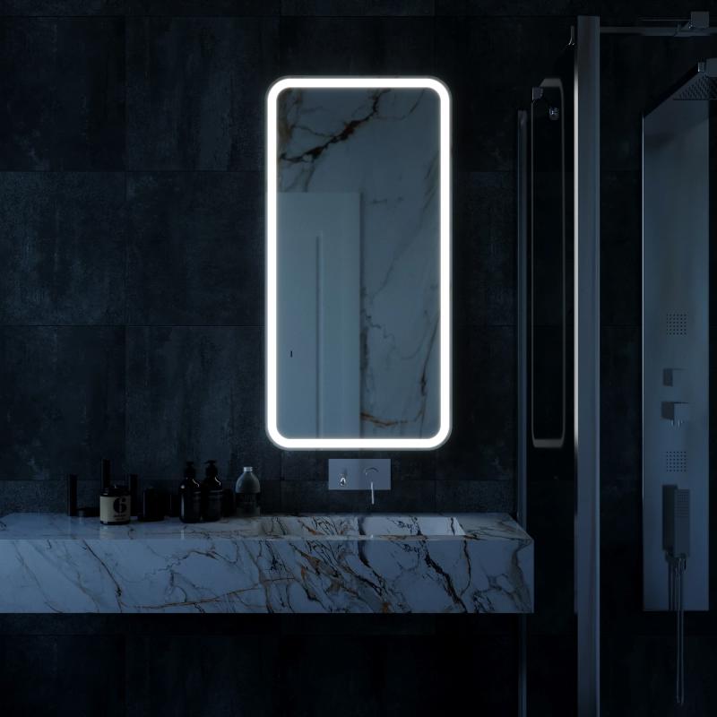 Изображение товара Зеркало с подсветкой Mixline Мальта 60x120 с датчиком взмаха руки