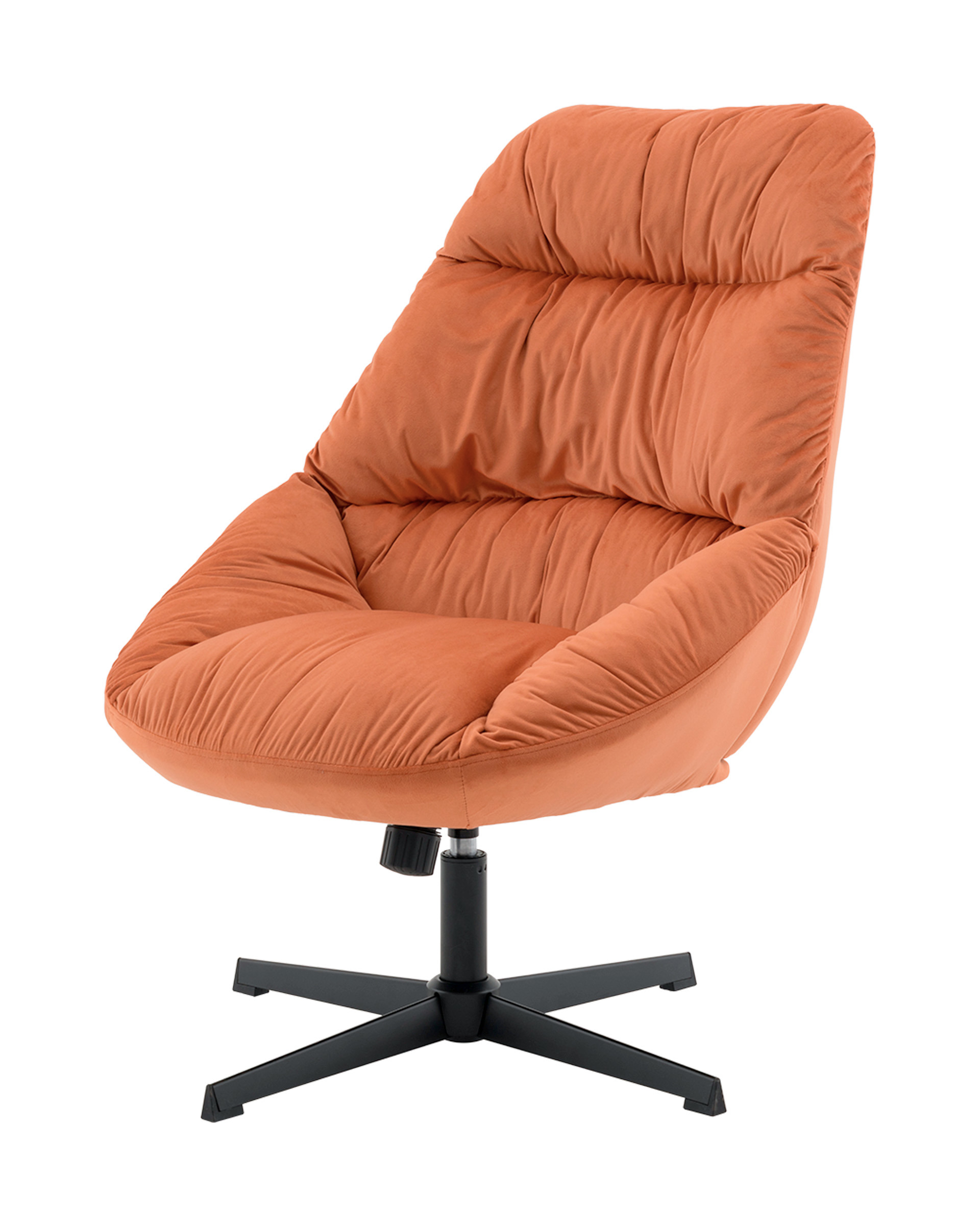 Изображение товара Кресло Stool group Оррелл 71x94x83 см велюр цвет терракотовый