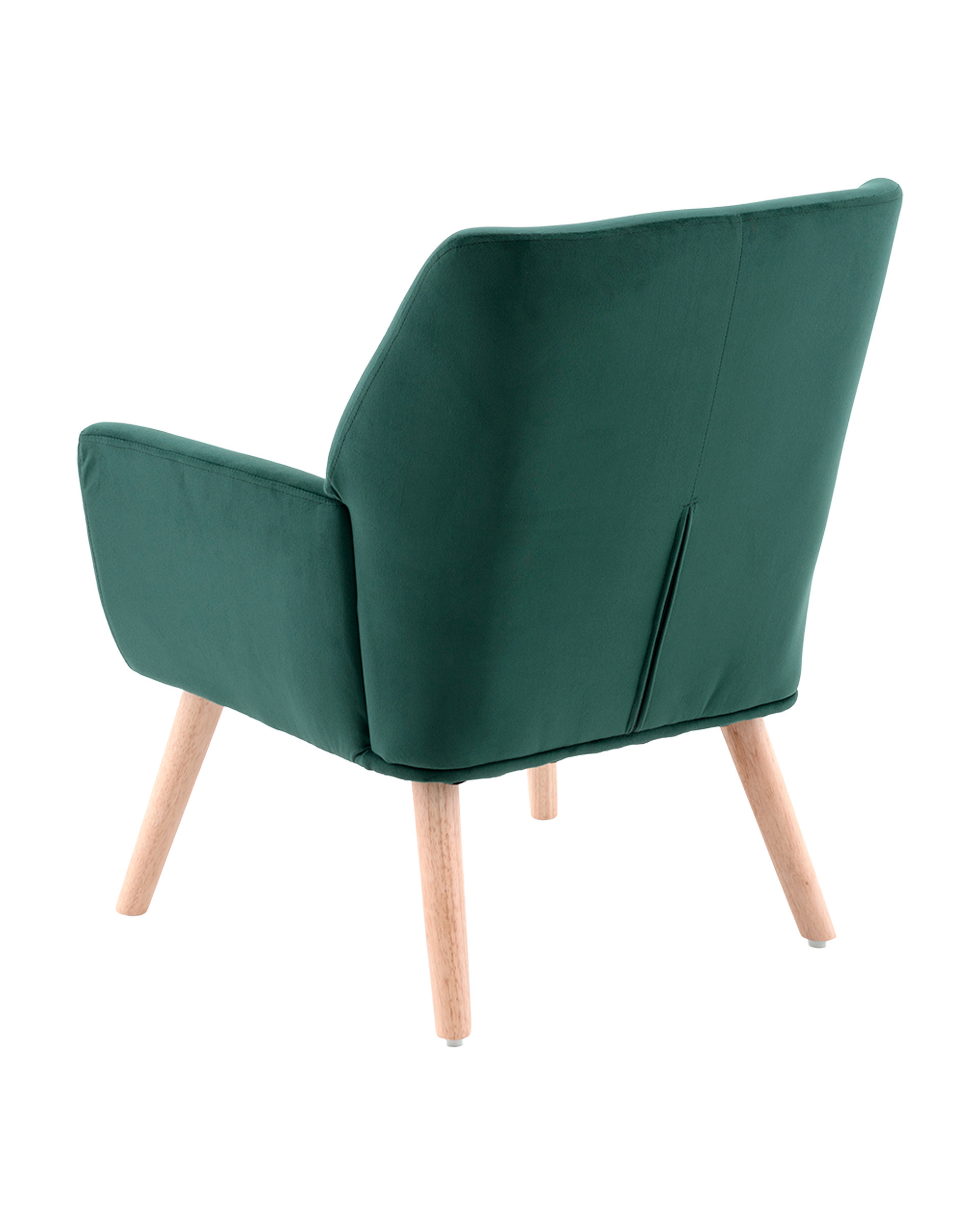 Изображение товара Кресло Stool group Райт 64x79x68 см велюр цвет темно-зеленый