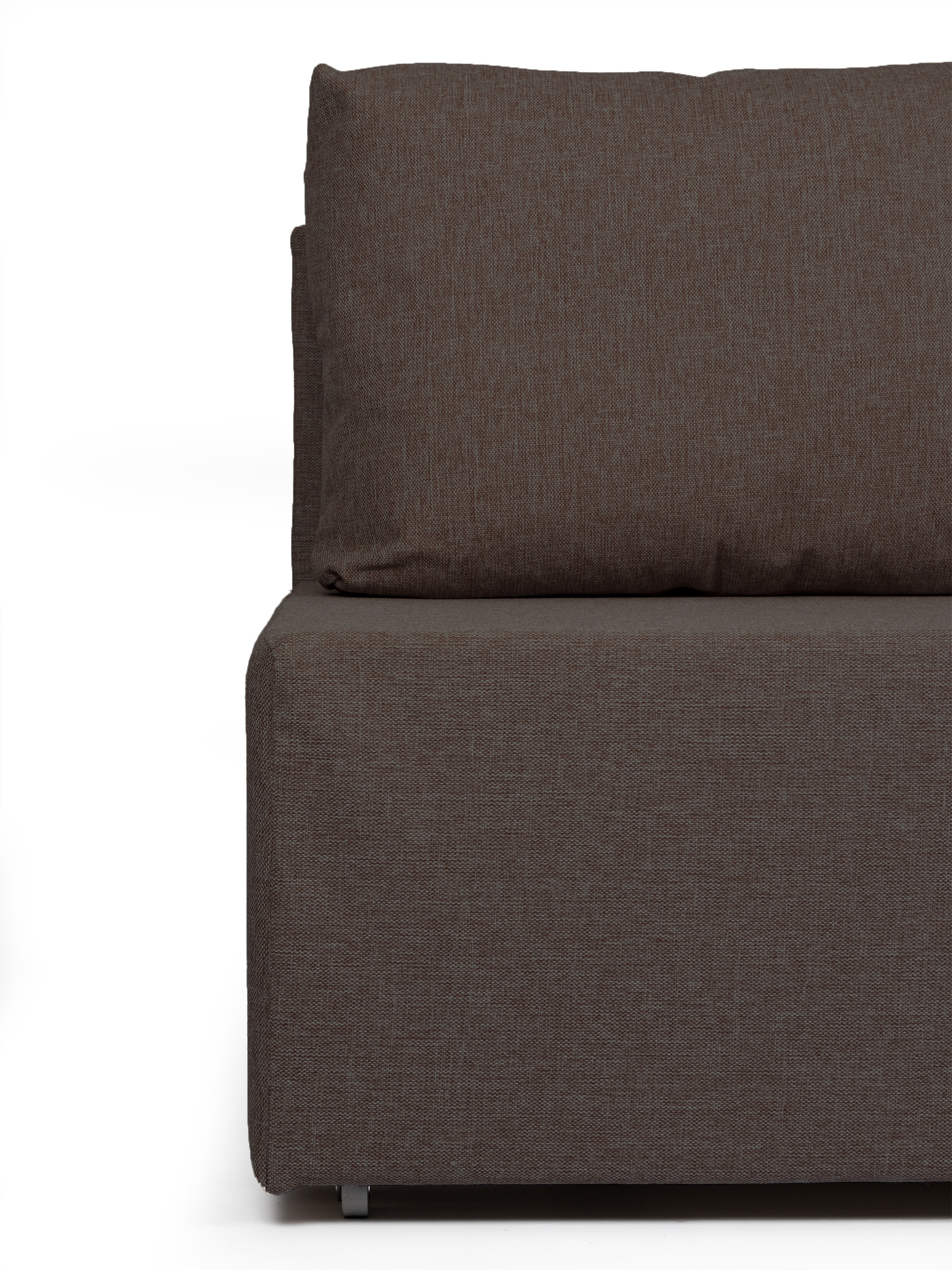 Изображение товара Диван раскладной Бойсе 195x73x78 см рогожка кофейный российский минимализм