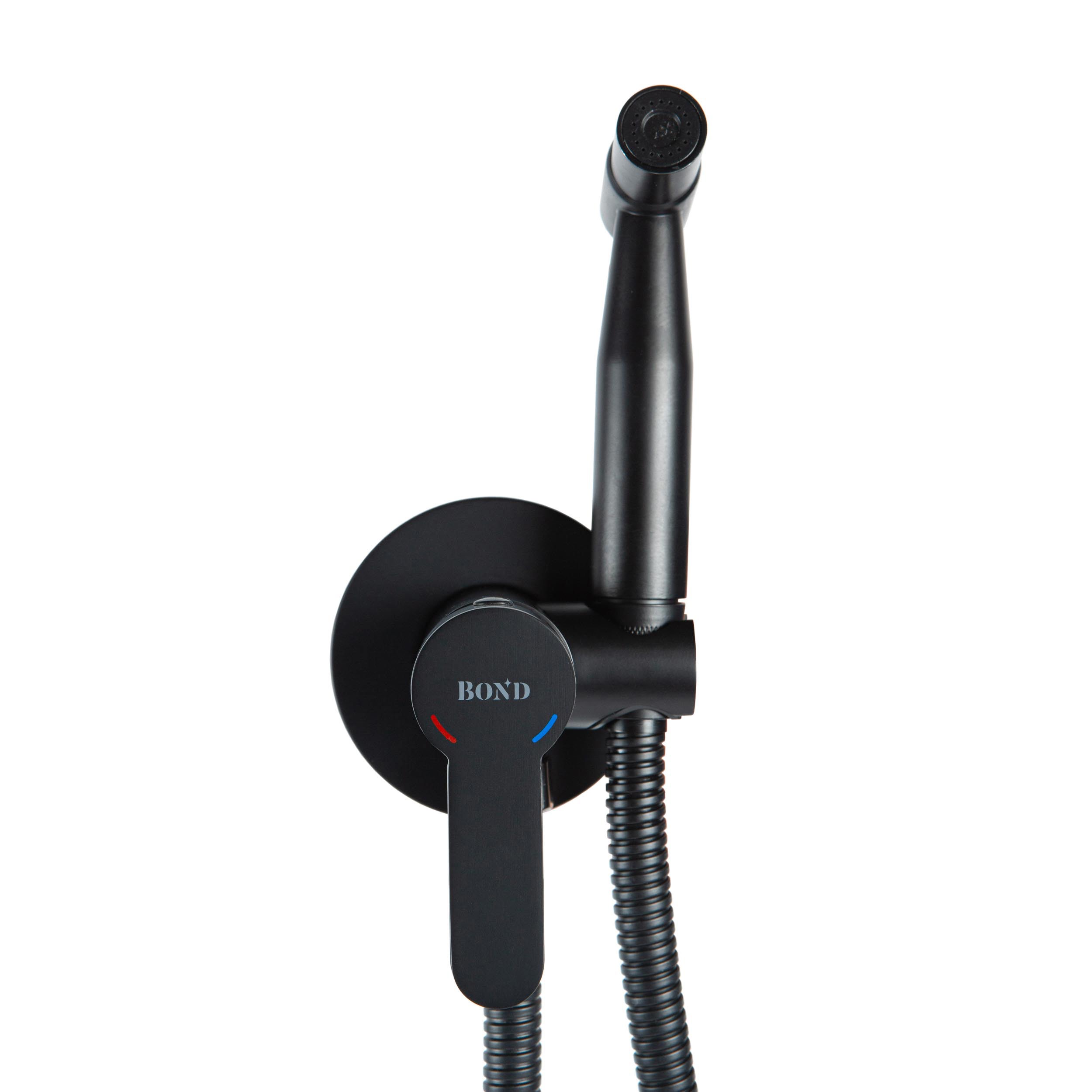Изображение товара Смеситель для гигиенического душа Bond Smart BL631188 черный матовый однорычажный