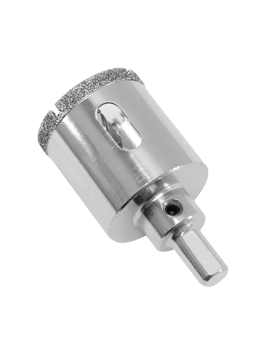 Изображение товара Коронка по керамограниту Pobedit 38x67 мм с центрирующим сверлом и адаптером