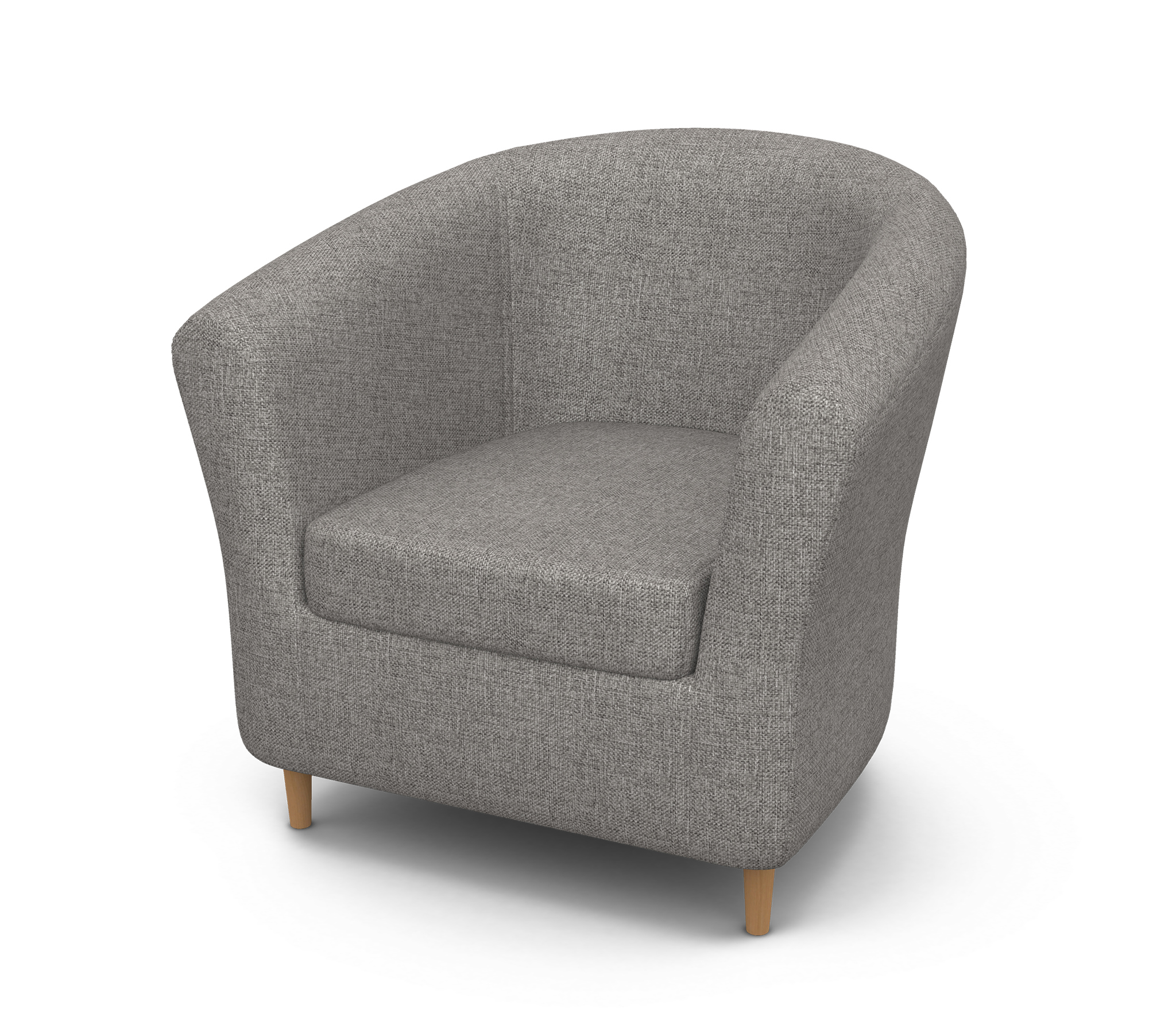 Изображение товара Кресло Шарм-дизайн Евро лайт светло-серый рогожка комфорт стиль