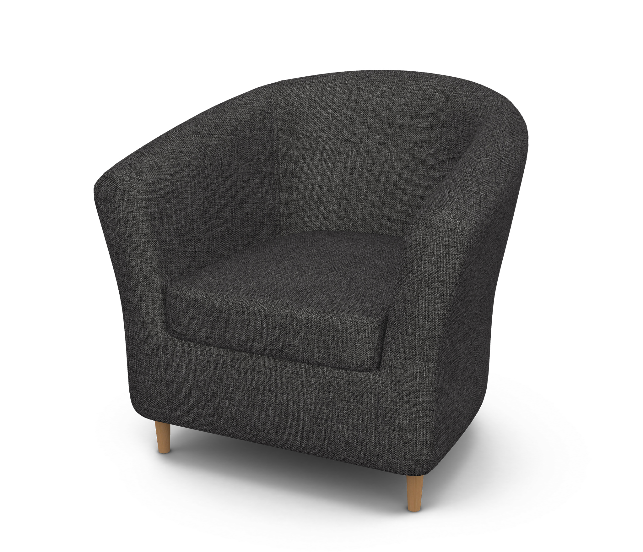 Изображение товара Кресло Шарм-дизайн Евро лайт темно-серый рогожка офисное и домашнее