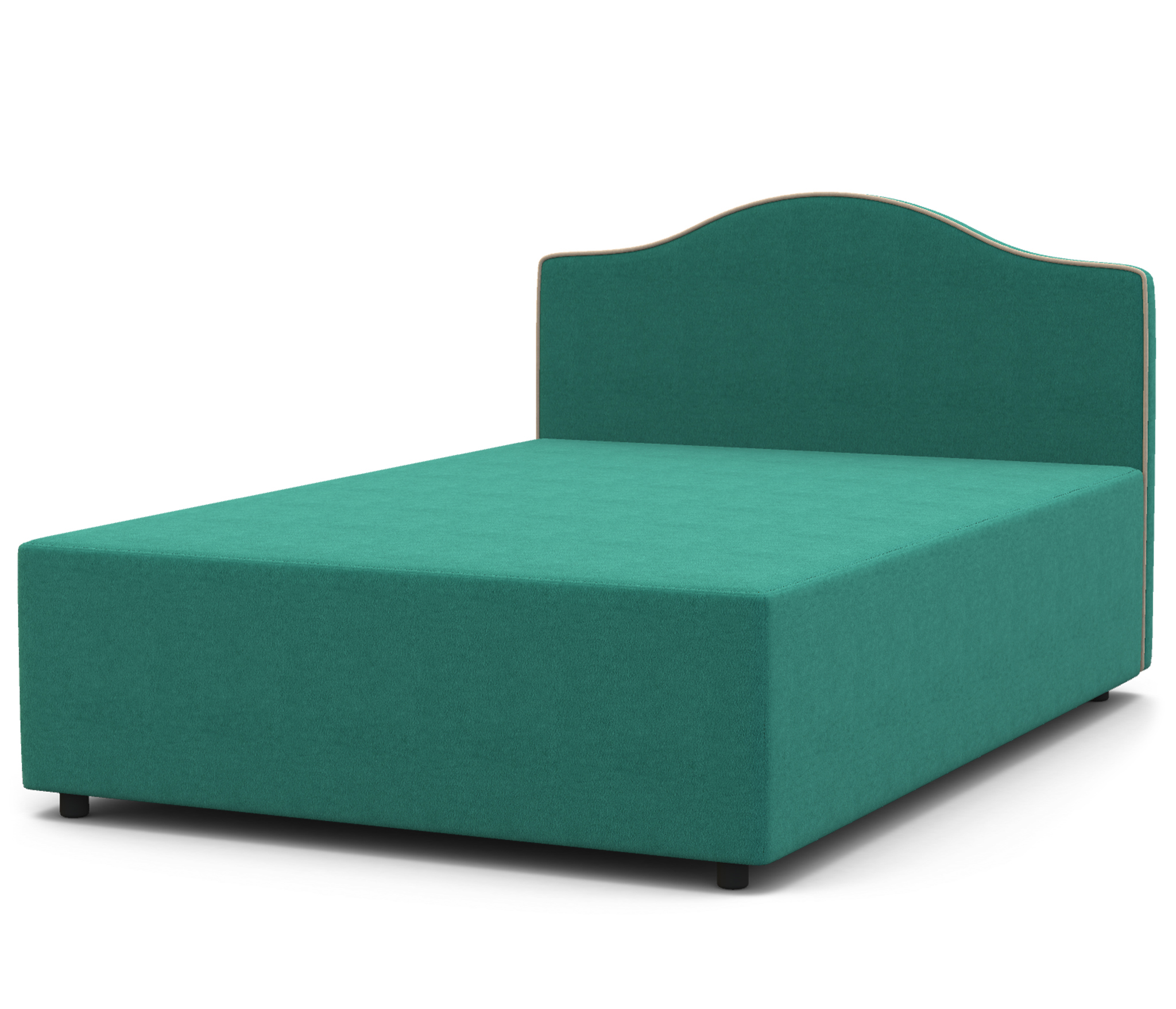 Изображение товара Кровать тахта Шарм-дизайн Класс 100 см бирюзовая