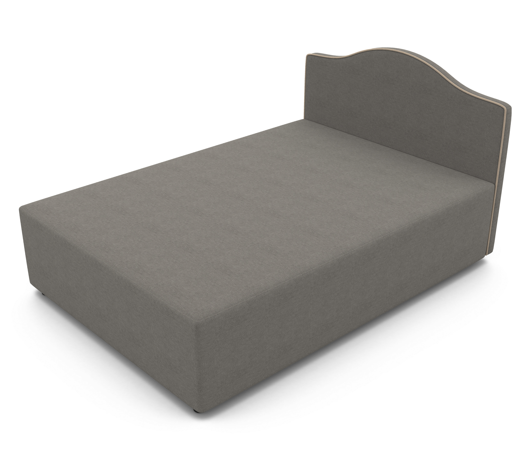 Изображение товара Кровать тахта Шарм-дизайн Класс из массива дерева с велюровой обивкой