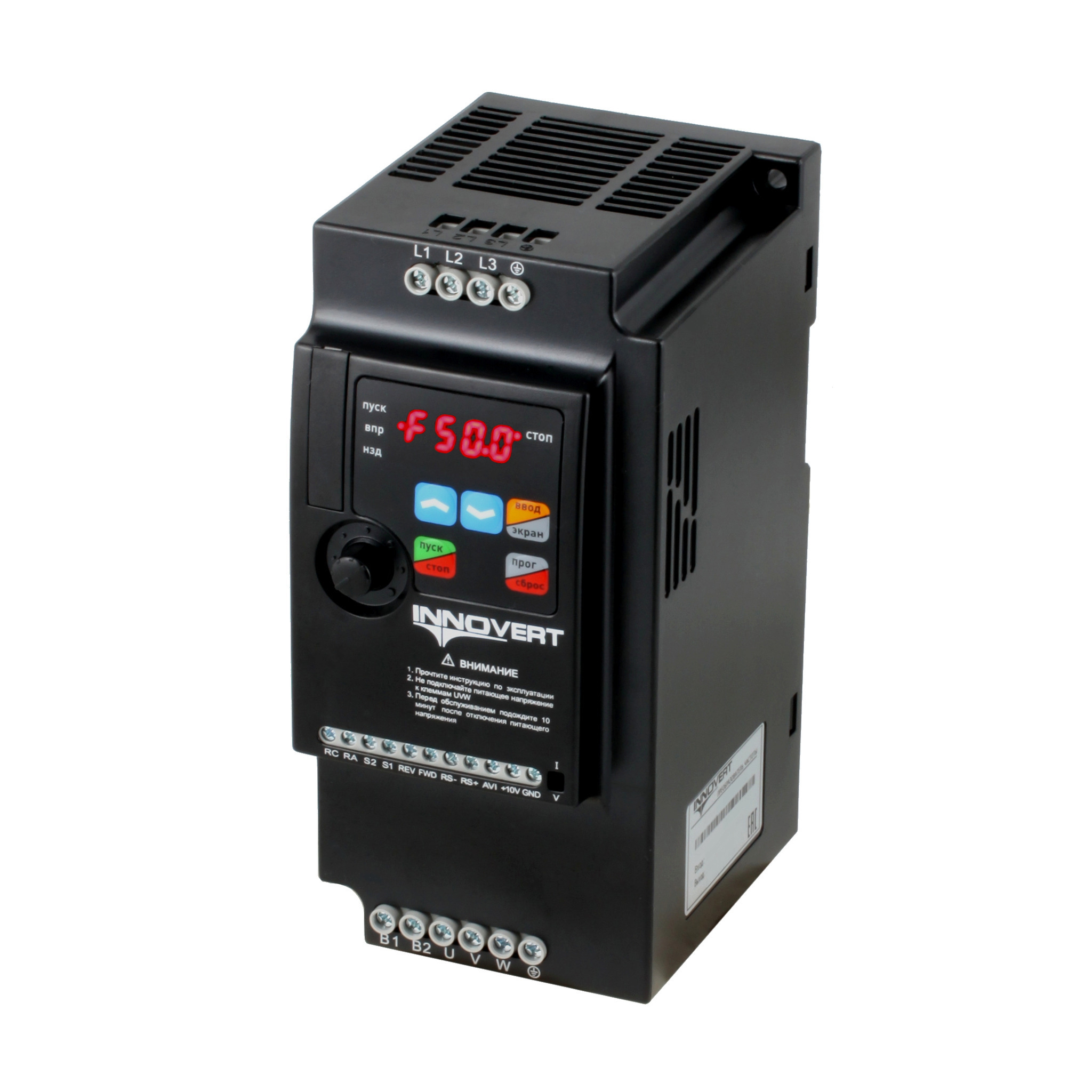 Изображение товара Преобразователь частоты Innovert IVD IVD552A43E 12.50 А 5.5 кВт