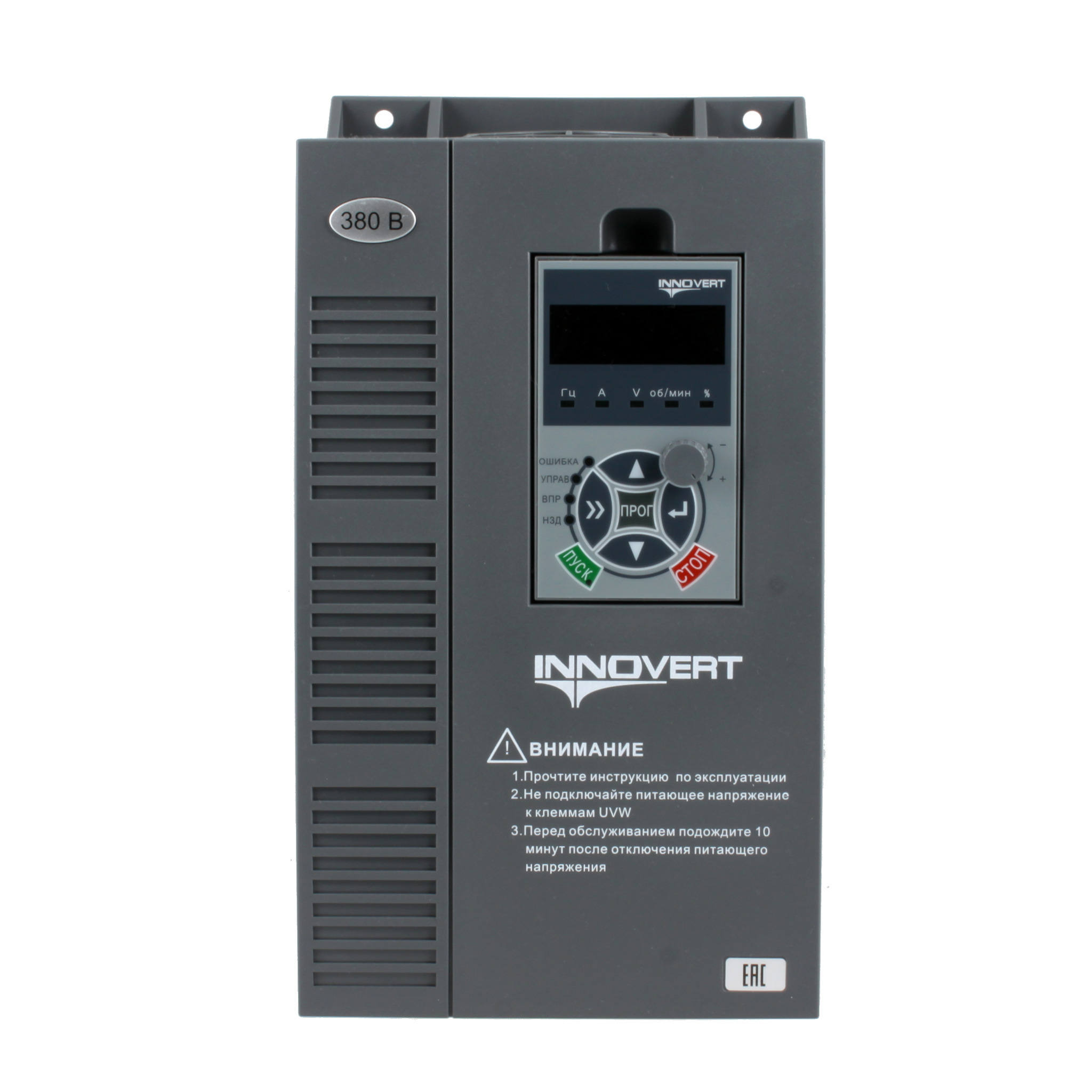 Изображение товара Преобразователь частоты Innovert ITD ITD752U43B3_0301 17 А 7.5 кВт Изображение товара Преобразователь частоты Innovert ITD ITD752U43B3_0301 17 А 7.5 кВт