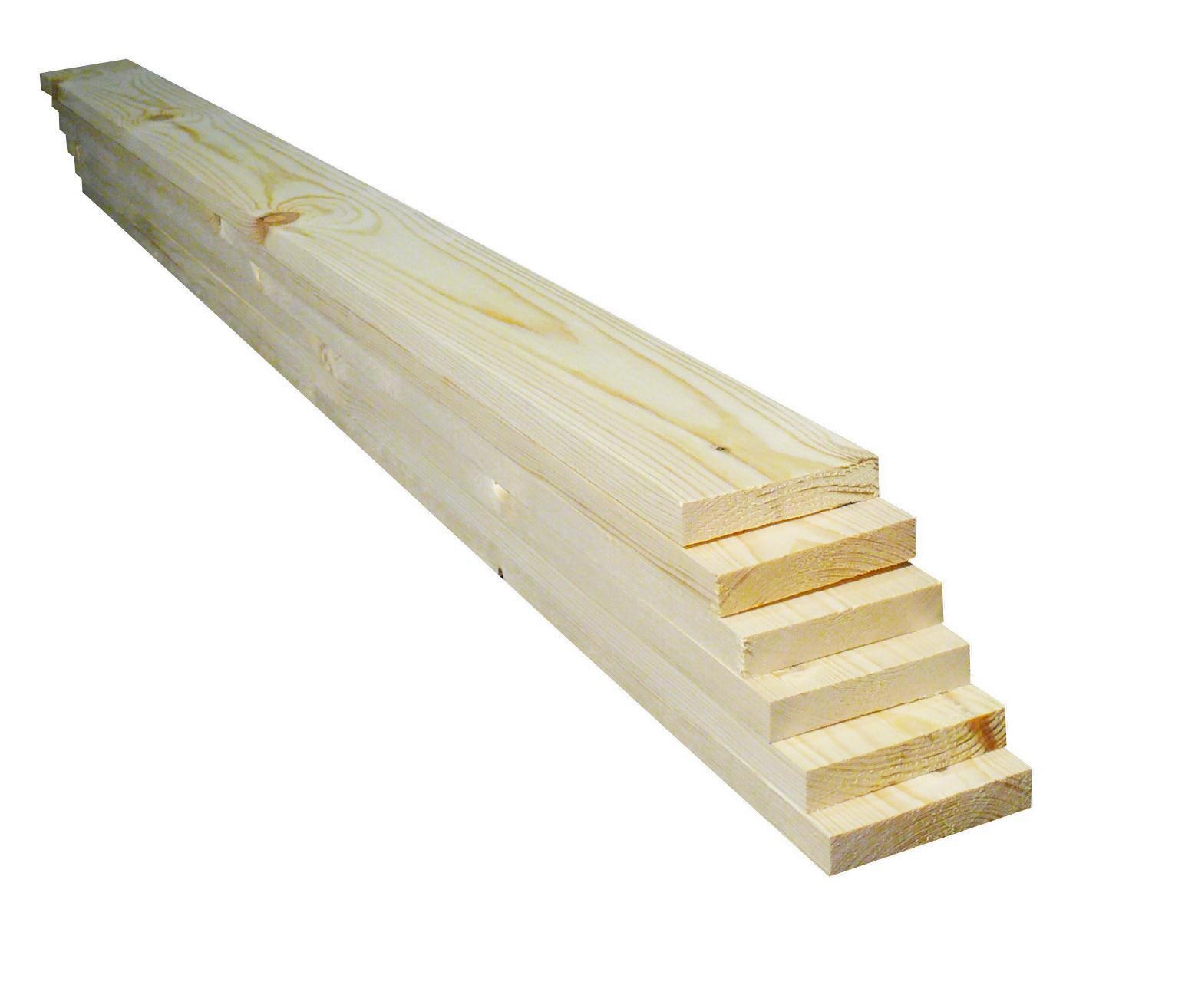 Изображение товара Доска Леспроф строганая 2000x100x20мм сосна сорт AB 6шт