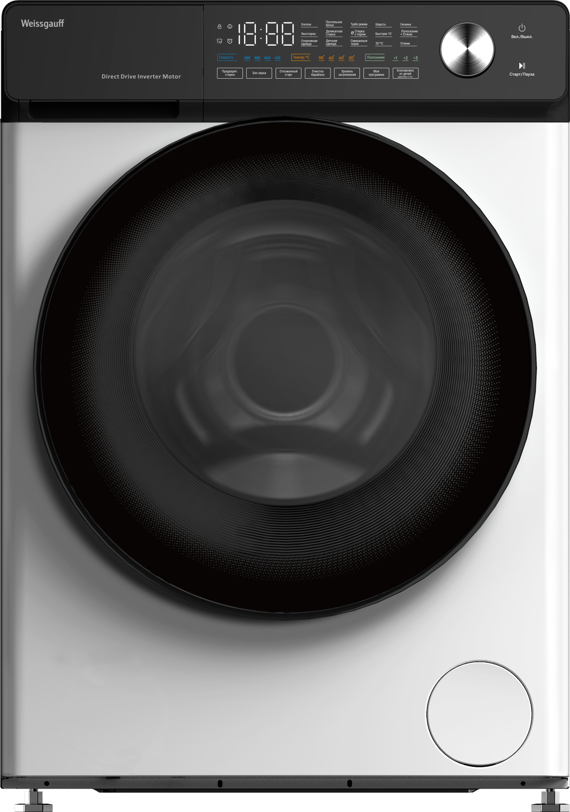 Изображение товара Стиральная машина Weissgauff 45127 Steam Direct Drive 7 кг фронтальная