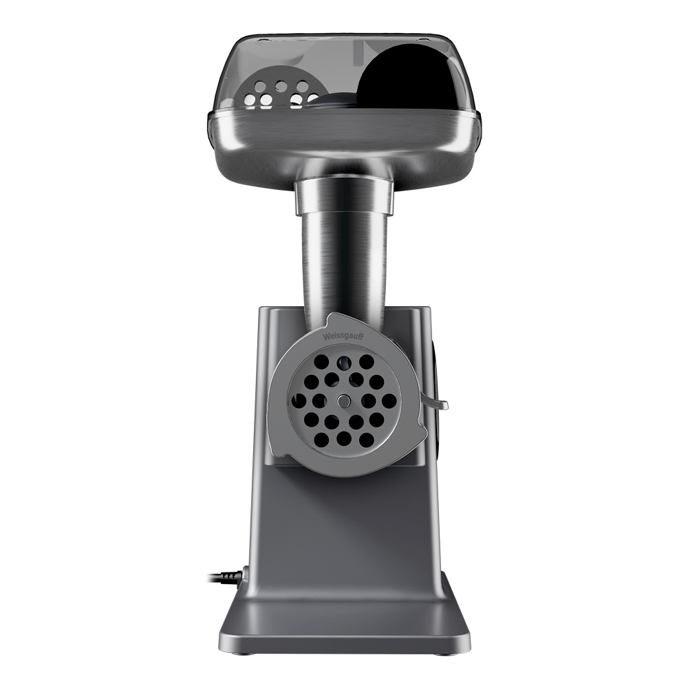 Изображение товара Электрическая мясорубка Weissgauff 250 md ultra silent 2500 Вт нержавеющая сталь