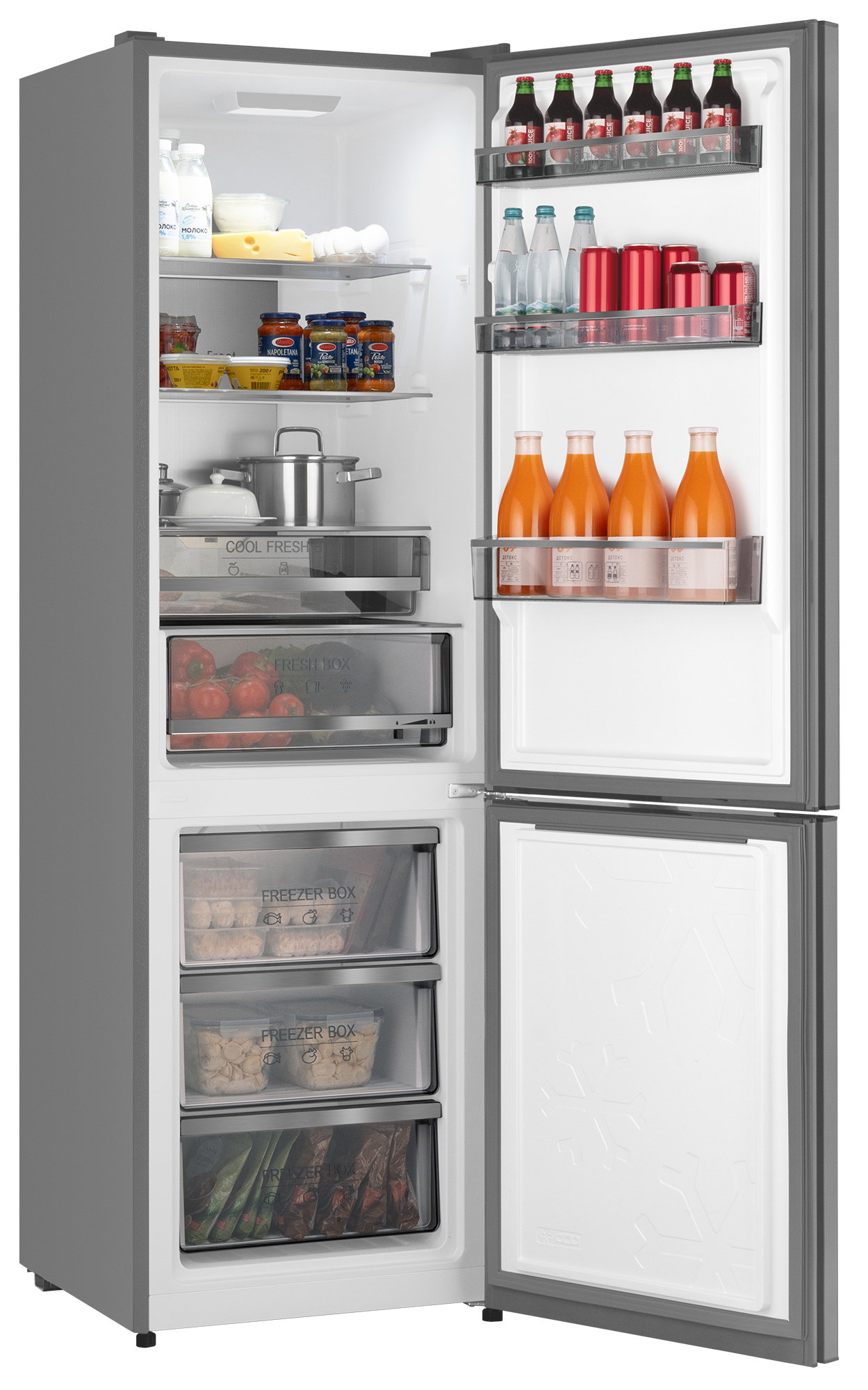 Изображение товара Отдельностоящий холодильник Weissgauff WRK 2001 61x195 см цвет бежевый