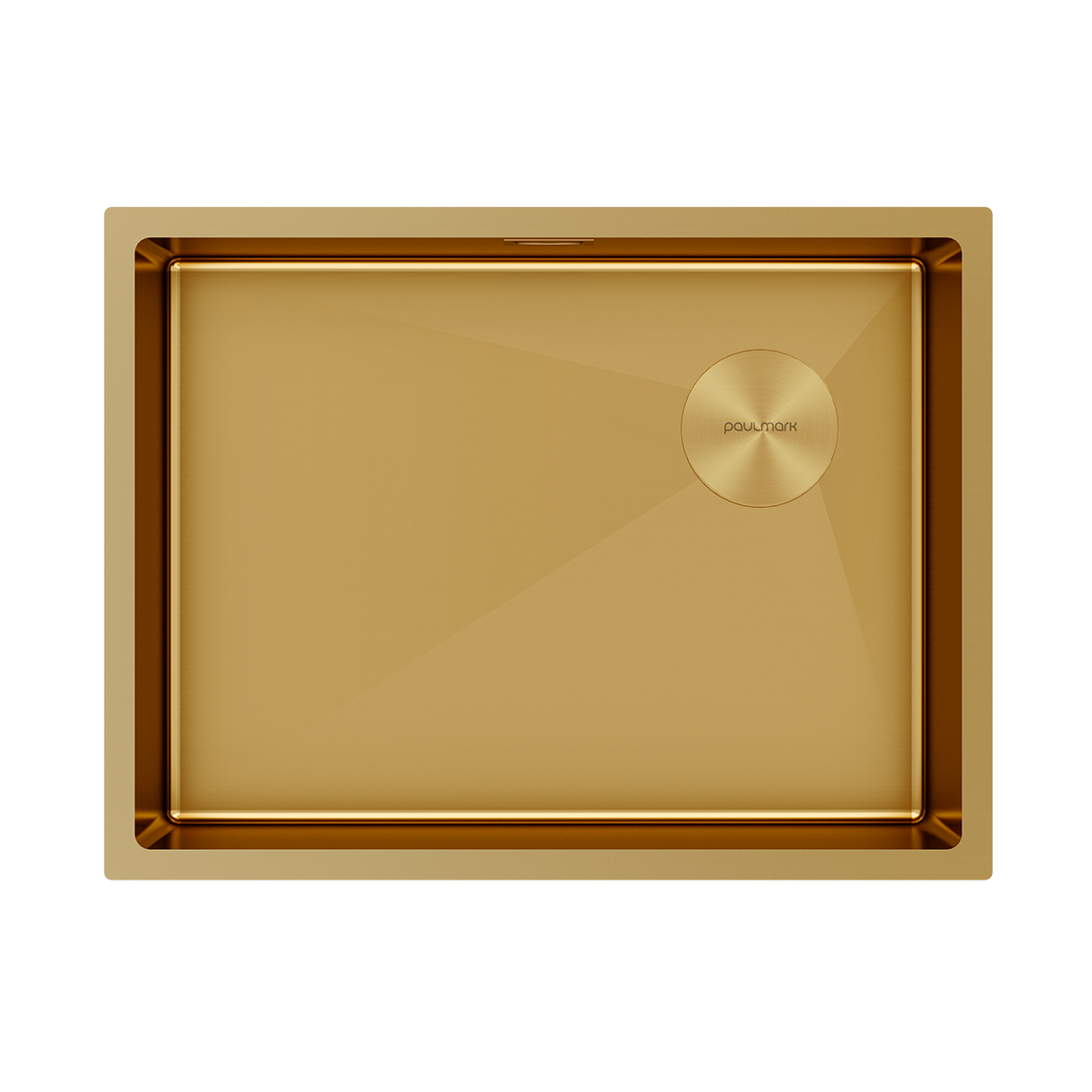 Изображение товара Мойка для кухни Paulmark PM885844-BG 44x58 см нержавеющая сталь золотой цвет