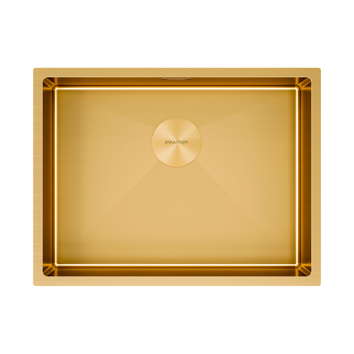 Изображение товара Мойка кухонная Paulmark PM215844-BG 44x58 см из нержавеющей стали с покрытием золото