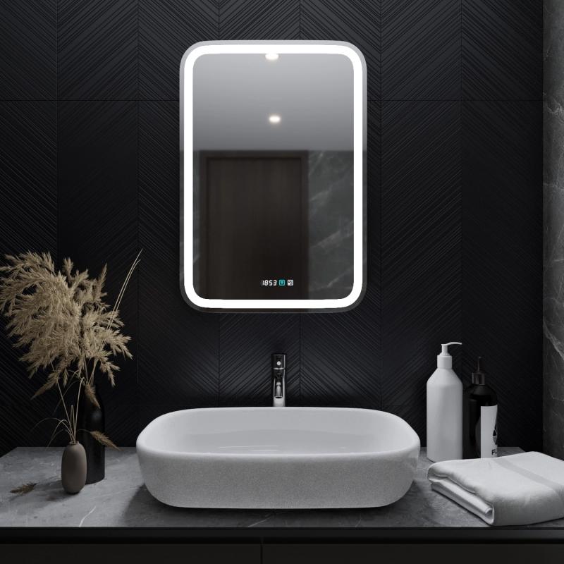 Изображение товара Зеркало с подсветкой Mixline Мальта-3 55x80 сенсорное с подогревом и диммером