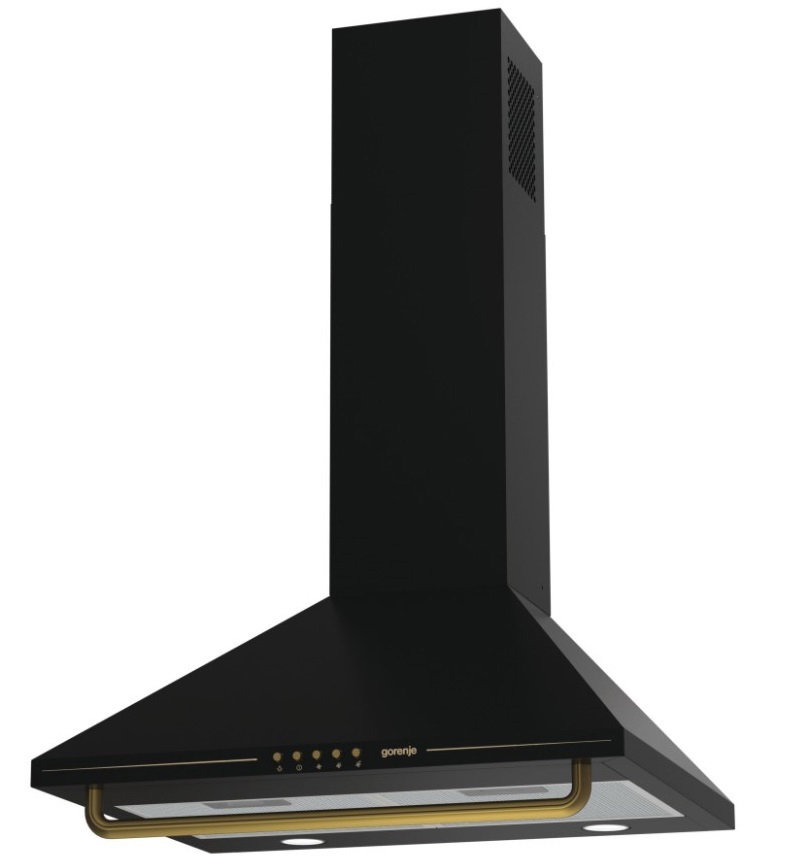 Изображение товара Вытяжка Gorenje WHC63CLB 60 см антрацит современная встраиваемая