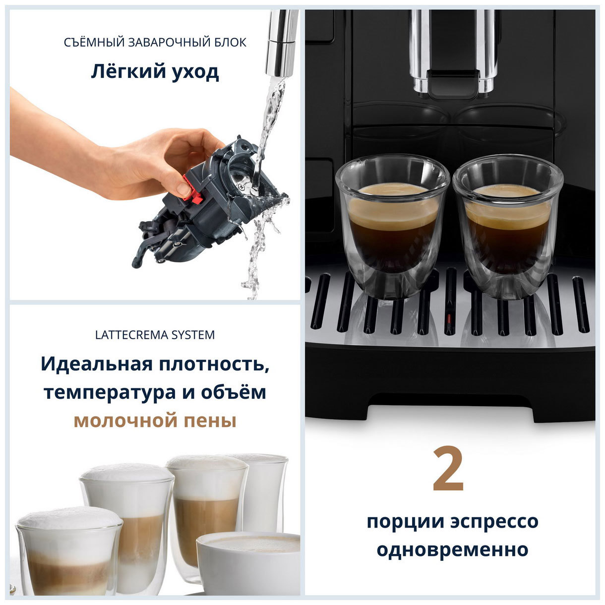 Изображение товара Автоматическая кофемашина De'Longhi ECAM 290. 61. B Magnifica Evo для дома и офиса