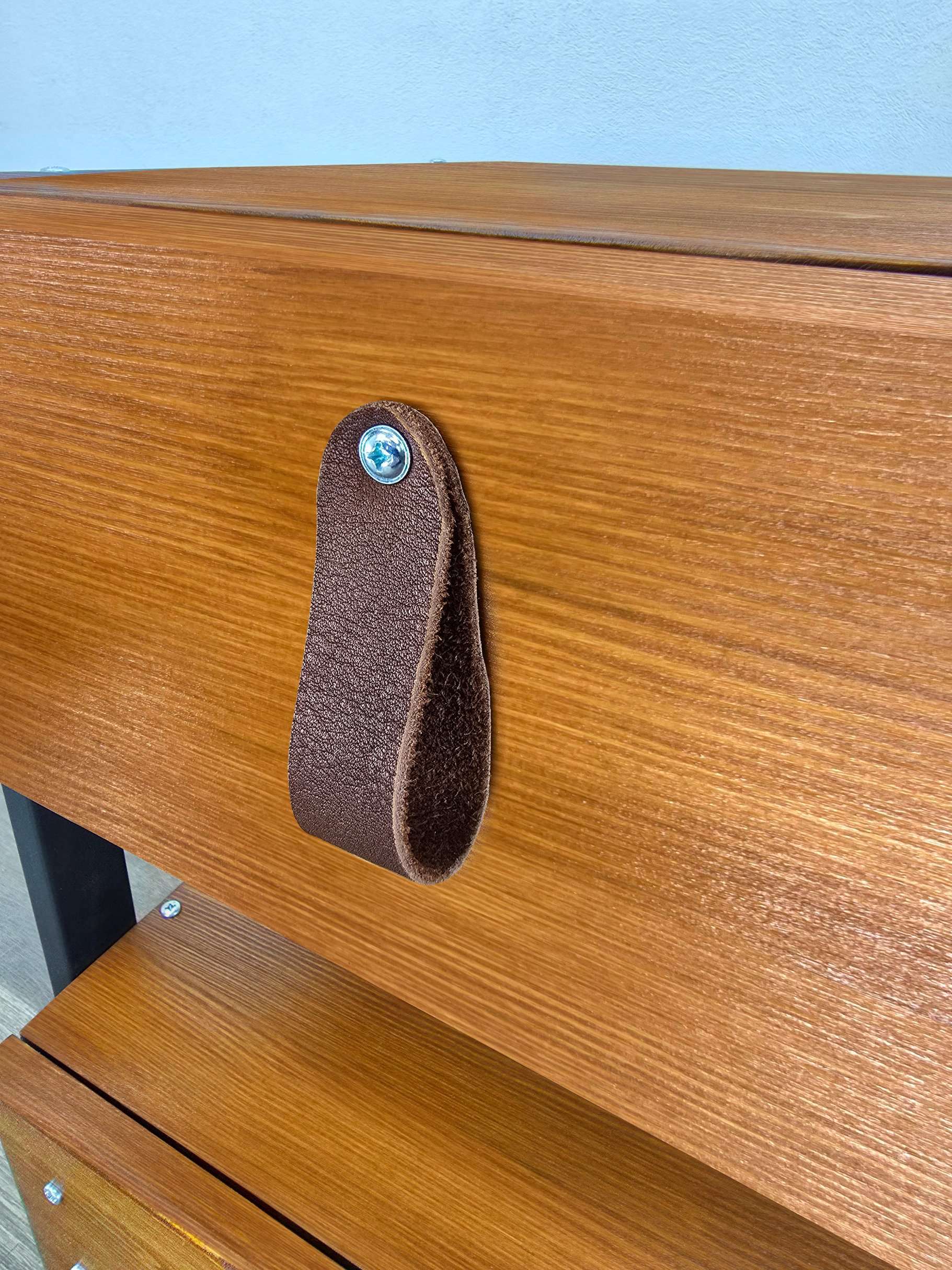 Изображение товара Тумба прикроватная Solarius Loft 44x58x44 см 2 ящика дерево и металл цвет ольха/черный