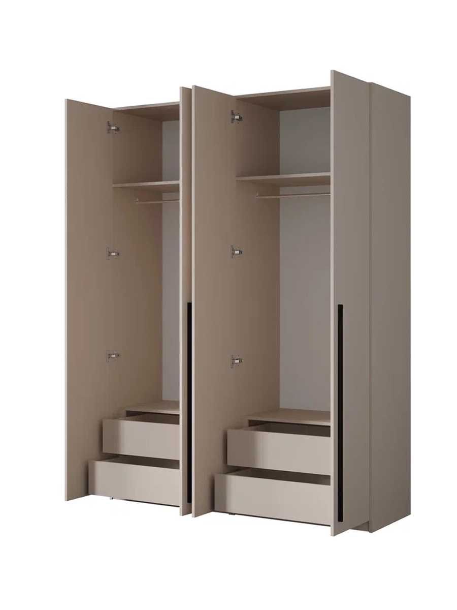 Изображение товара Шкаф распашной Принцесса Мелания 3322/2, 4 двери, 160x220x50 см