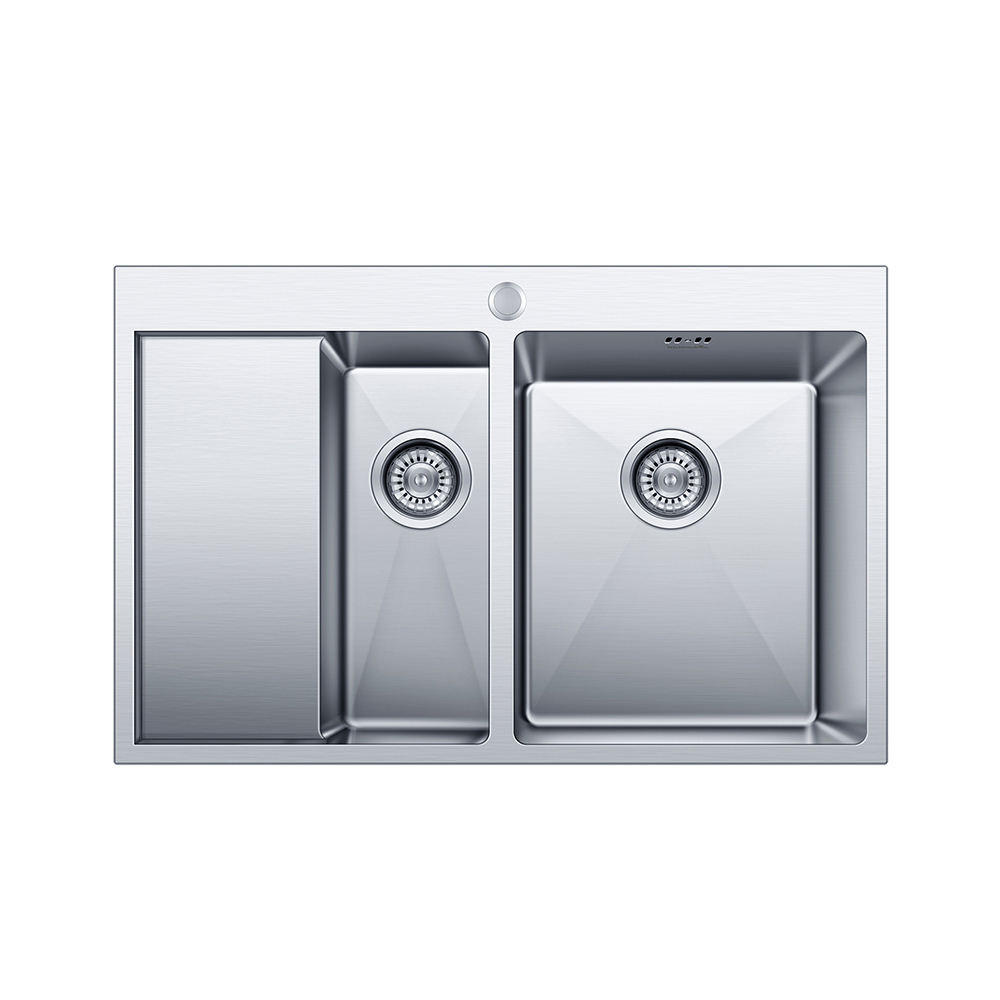 Изображение товара Мойка для кухни Seaman Eco Marino SMB-7851DRS цвет серебристый