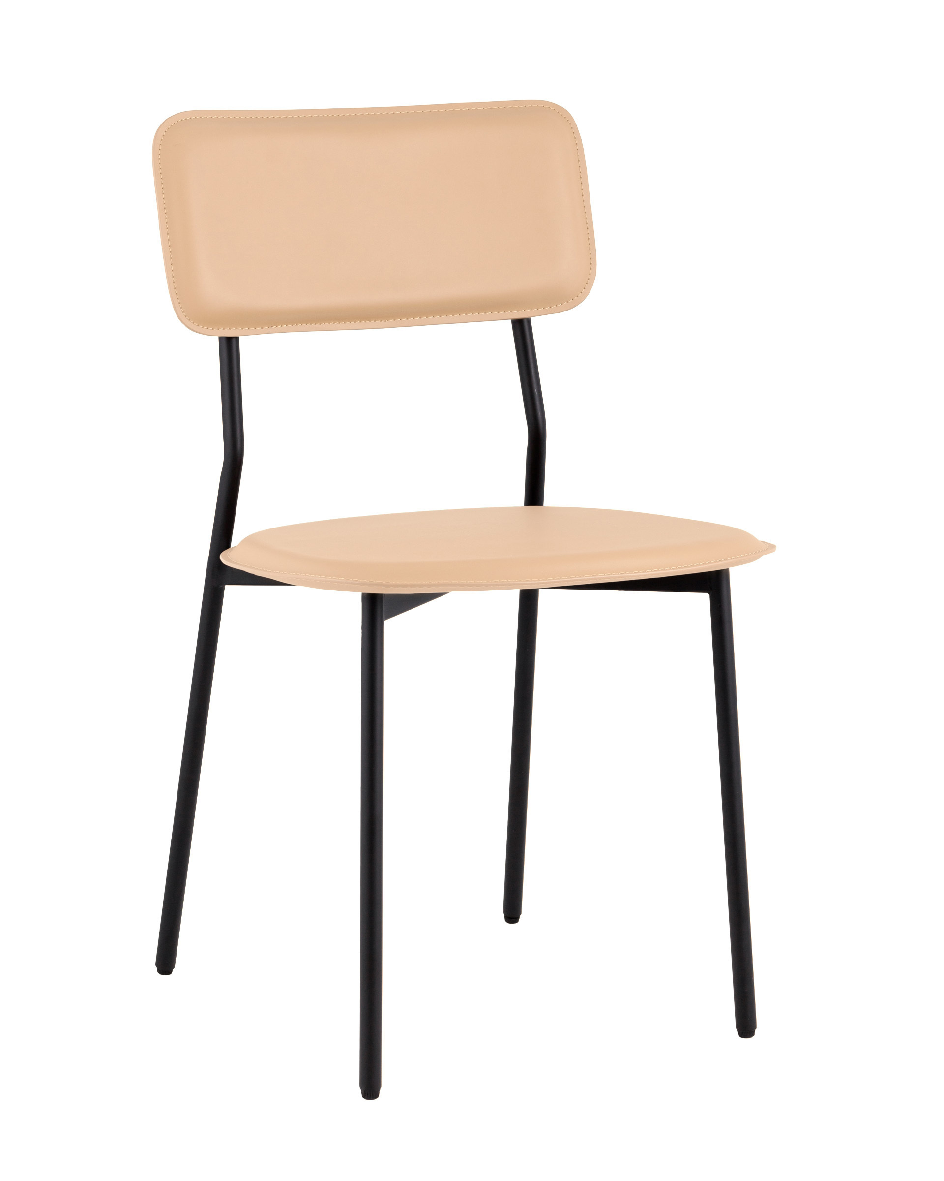 Изображение товара Стул Stool group Mikkie 46x83x47 см эко кожа цвет бежевый