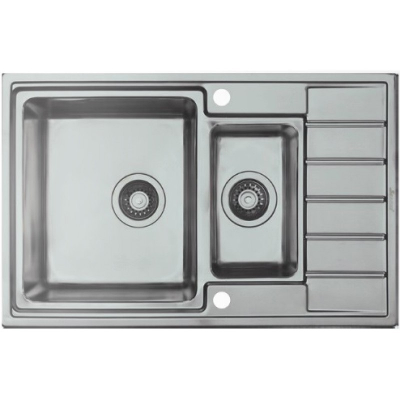 Изображение товара Мойка для кухни SEAMAN Eco Roma SMR-7850B из нержавеющей стали 78x78 см