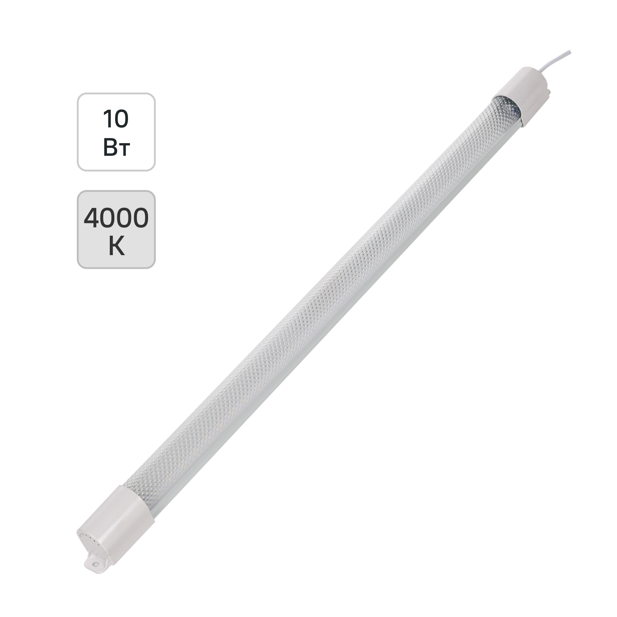 Изображение товара Светильник линейный светодиодный IEK ДБО Mezonin 0105 55 см 10 Вт нейтральный белый свет