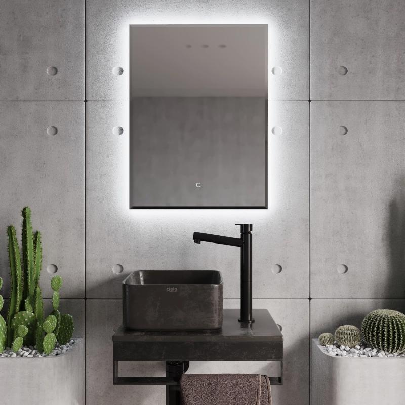 Изображение товара Зеркало с подсветкой Mixline Алмина 60x80 сенсорный, светодиодная подсветка