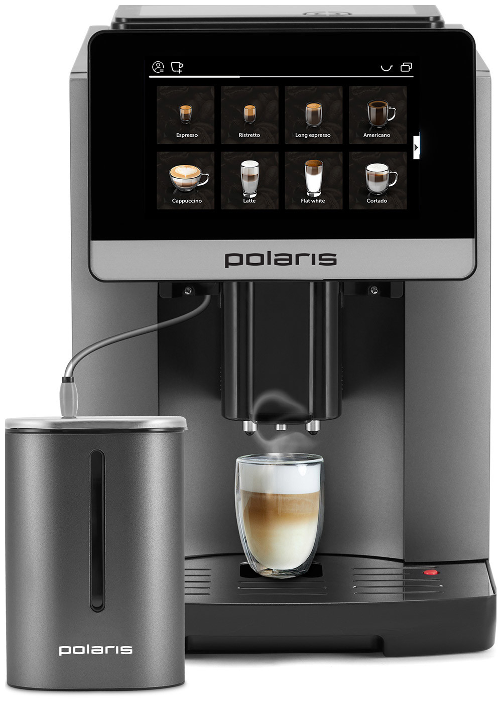 Изображение товара Электрическая кофемашина Polaris PACM 2080AC с Wi-Fi и 19 программами