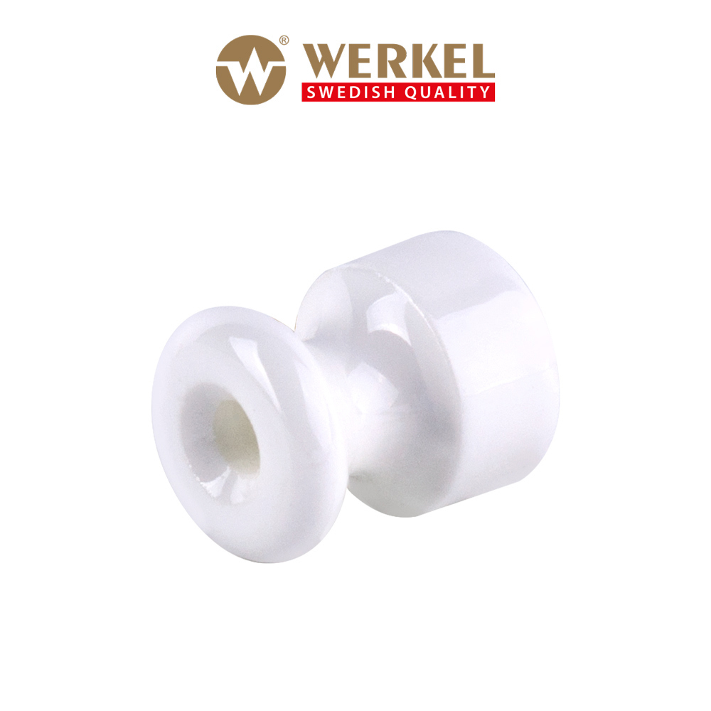 Изображение товара Изолятор Werkel Ретро W6431401 100 шт белый для электрики стиль Лофт