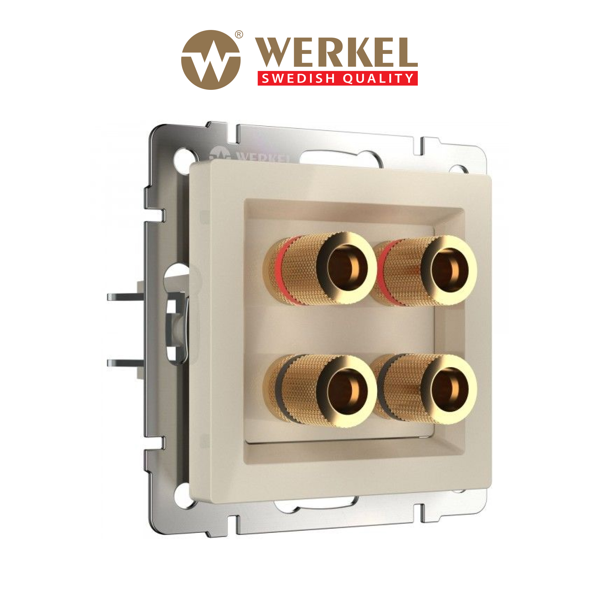 Изображение товара Розетка аудио встраиваемая Werkel W1185003 a051468 цвет слоновая кость