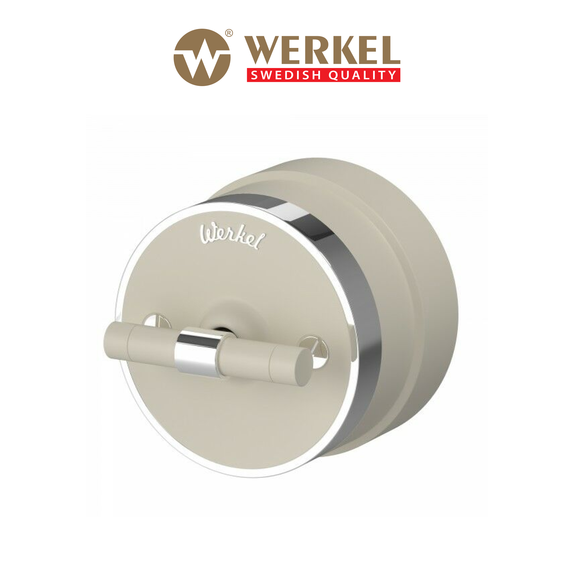 Изображение товара Переключатель накладной Werkel Накладные механизмы Vintage слоновая кость матовый/хром a055917 1 клавиша цвет слоновая кость