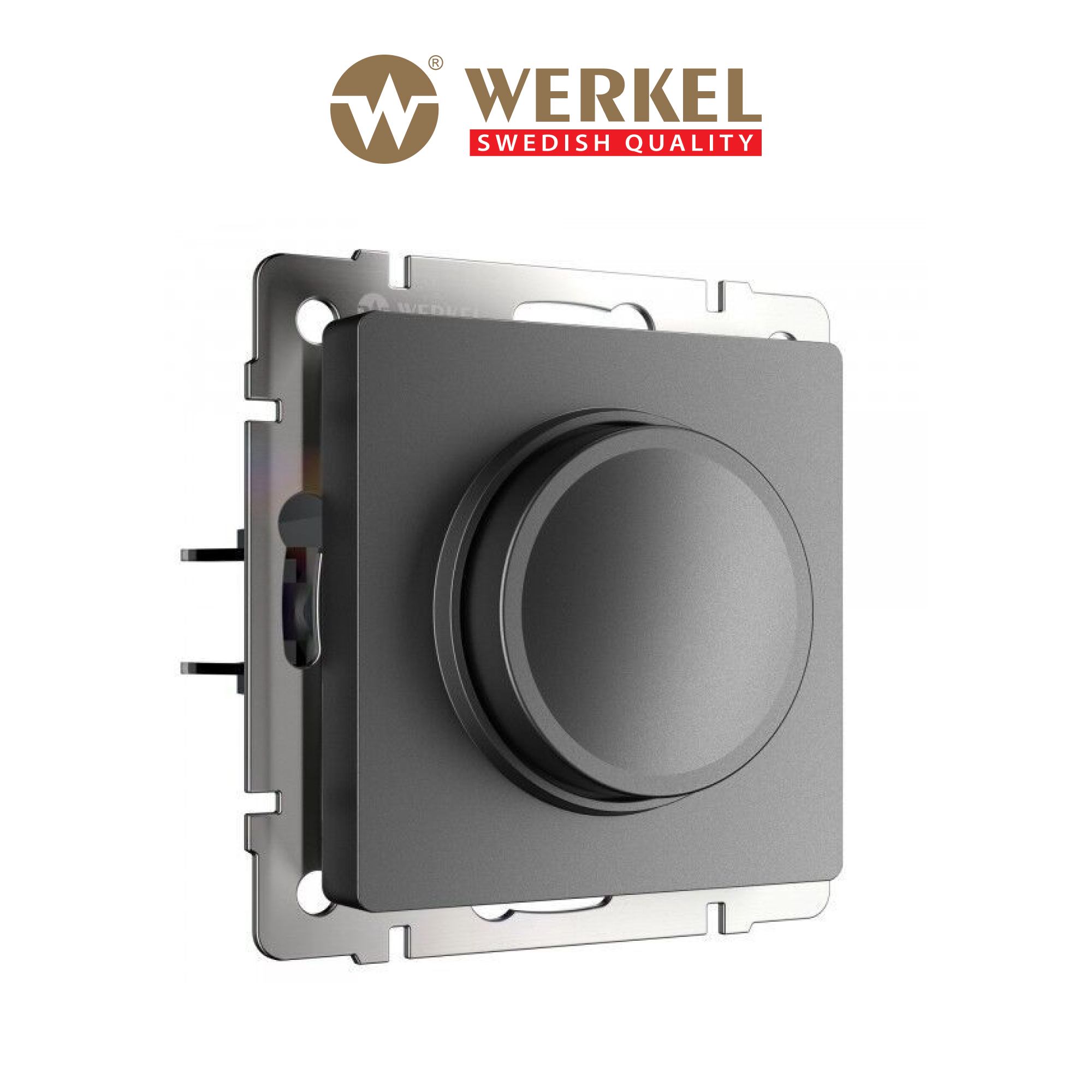 Изображение товара Диммер встраиваемый Werkel W1142064 графит матовый 600 Вт