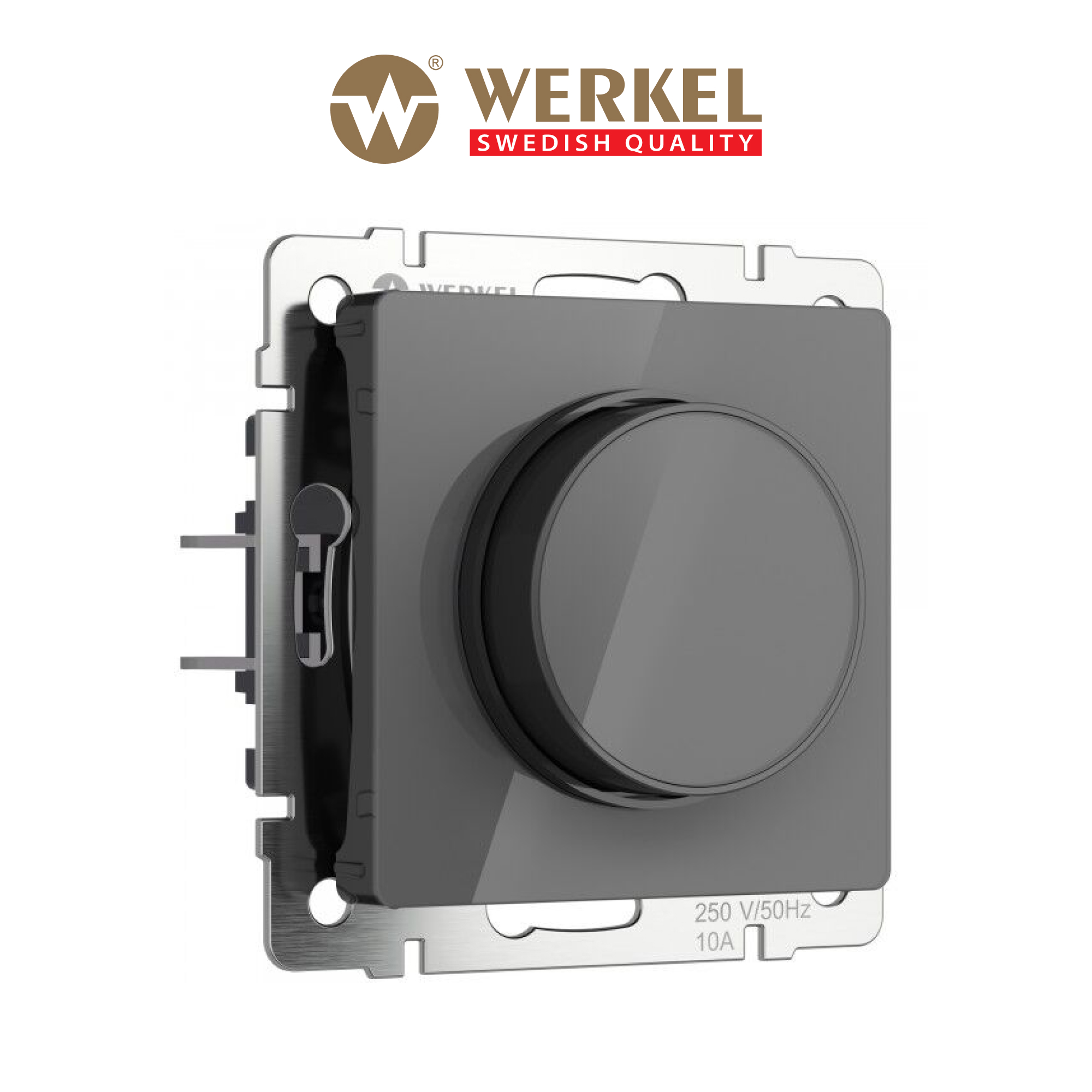 Изображение товара Диммер встраиваемый Werkel W1142044 600 Вт графит
