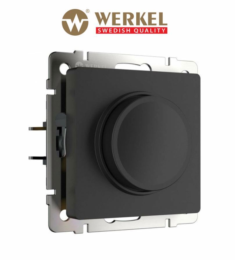 Изображение товара Диммер встраиваемый Werkel Встраиваемые механизмы a069583 600 Вт цвет черный