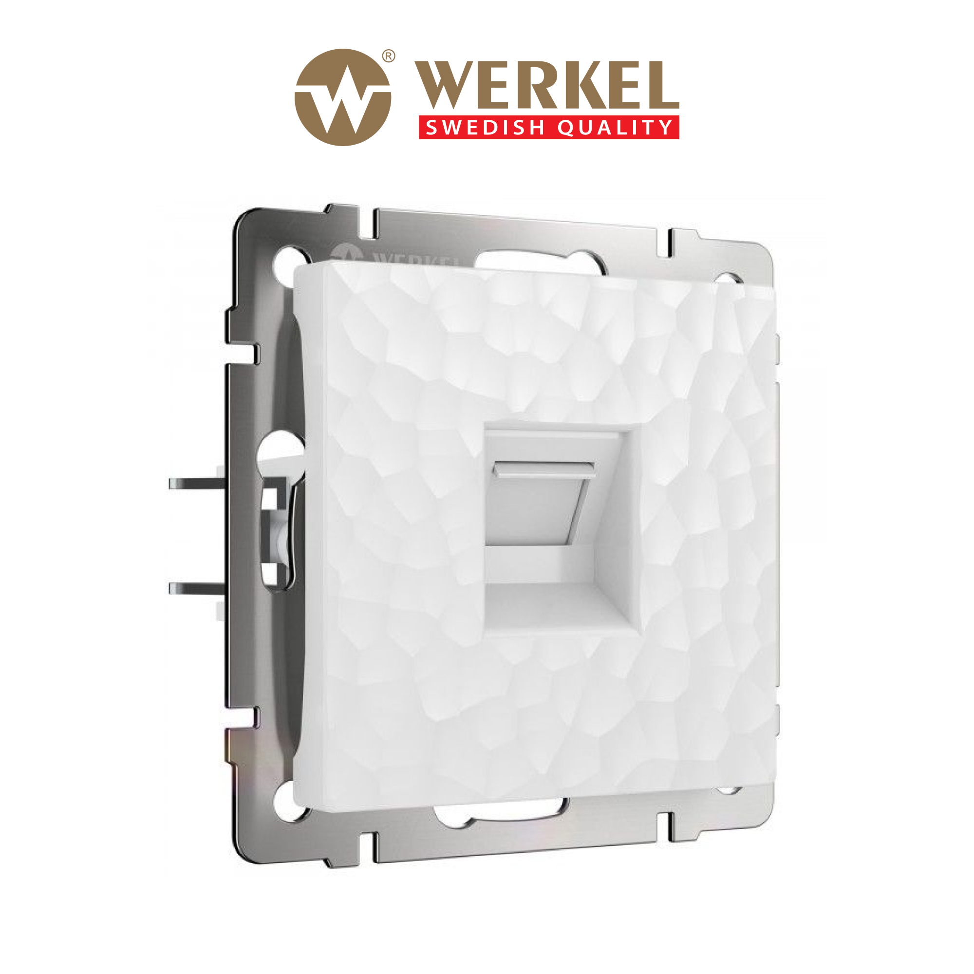 Изображение товара WERKEL a052015 Розетка RJ45 встроенная белая 1 пост  IP20