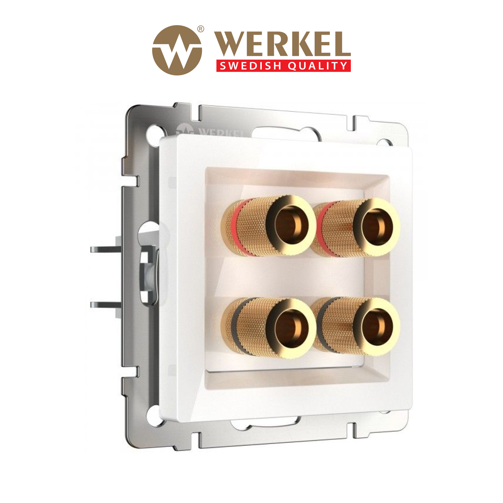 Изображение товара Акустическая встраиваемая розетка Werkel a051140 белая